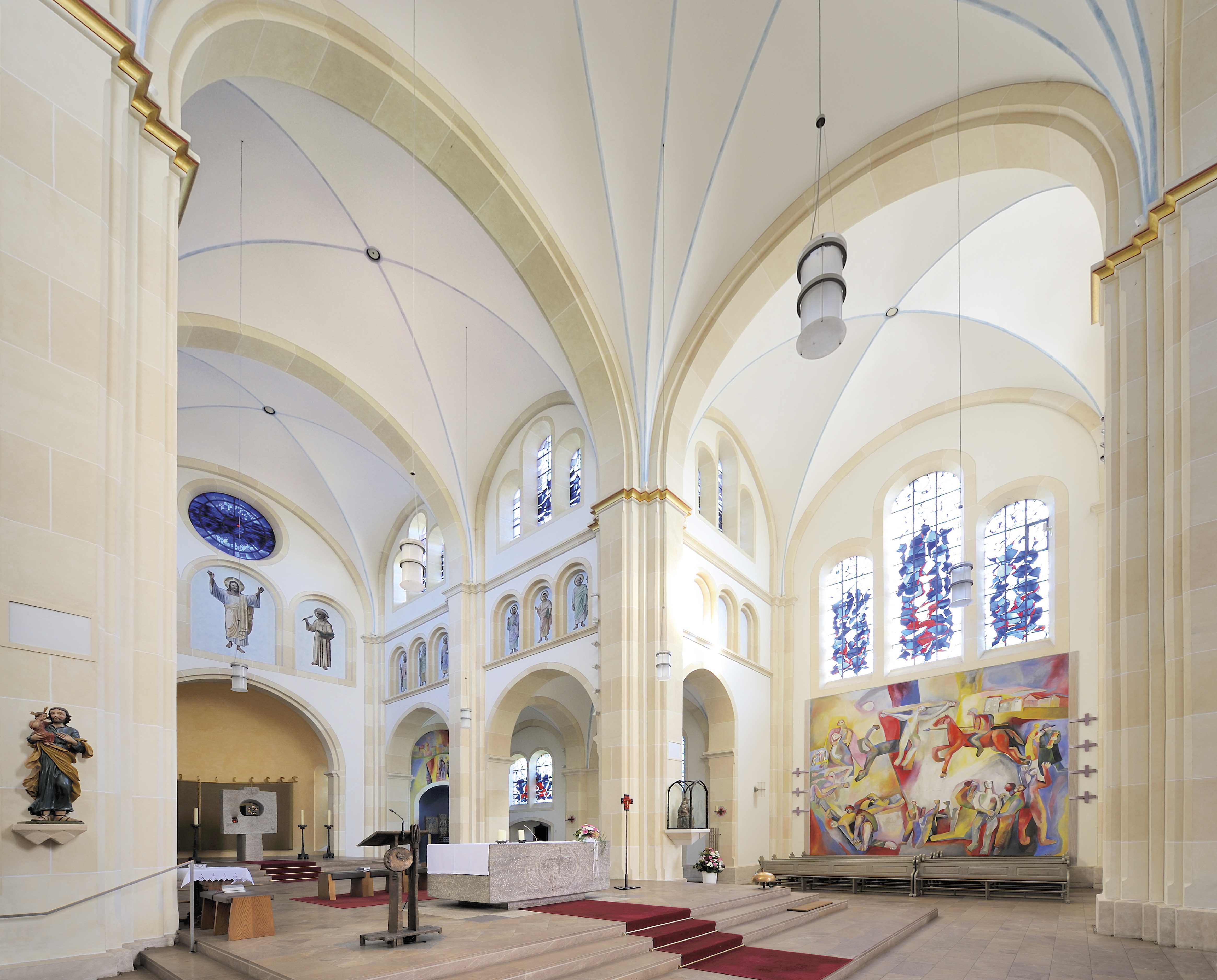 Kirche Bonaventura Mühlen innen