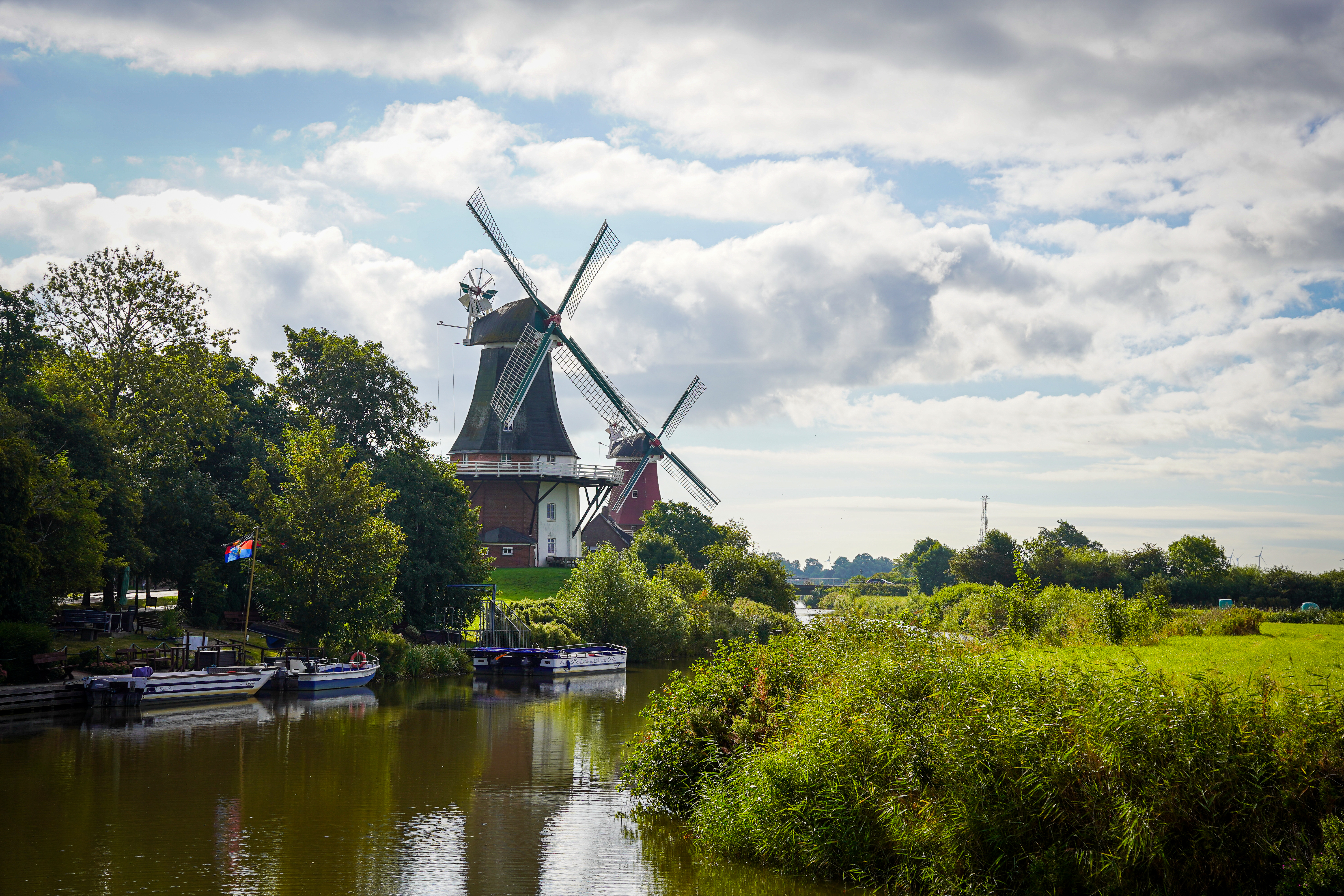 Zwillingsmühlen Greetsiel - Grüne Mühle