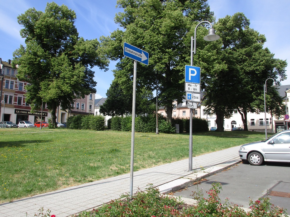 Parkplatz Falkenstein am Rathaus – Motiv