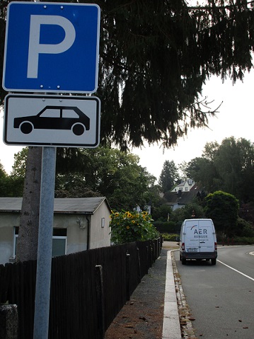 Parkplatz an der Turnhalle Ellefeld – Motiv