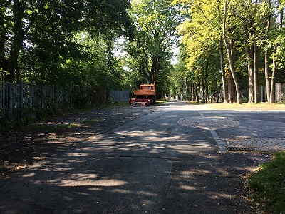 Parkplatz am Tierpark (ca 5-8 PKW) vorrangig Behindertenfahrzeuge – Motiv