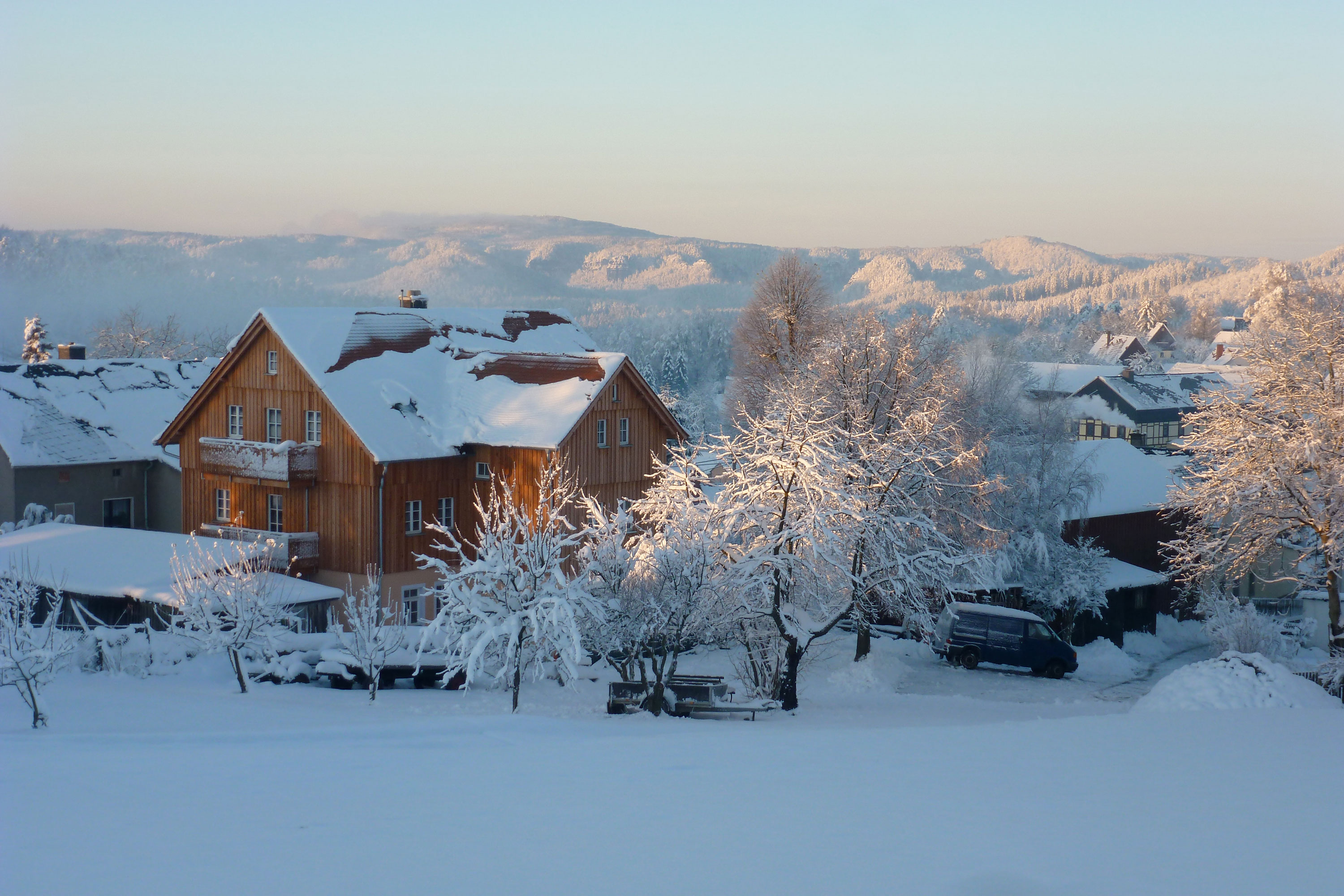 Boulderraum Ferienhaus "Winterbergblick"