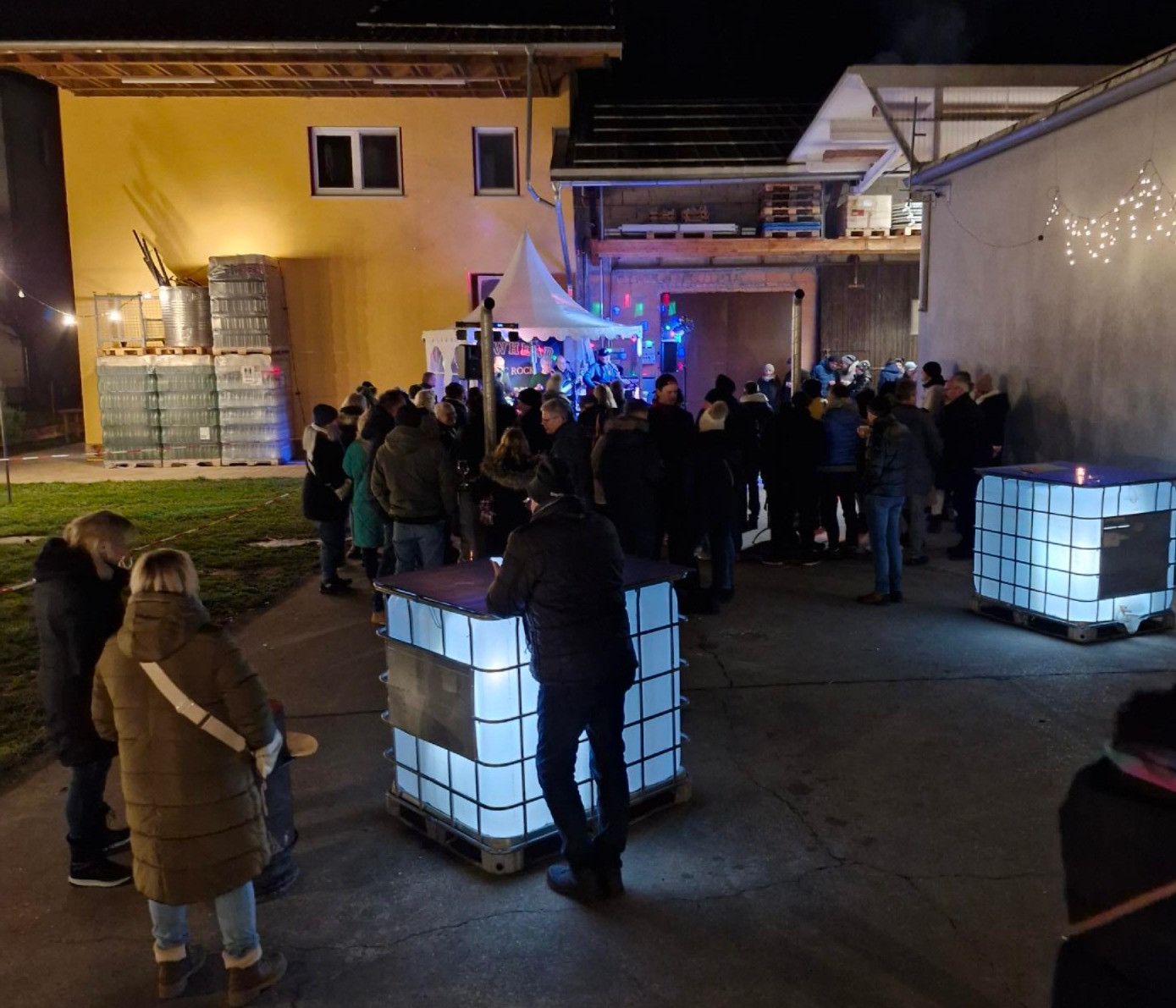 Vorletzte Party des Jahres im Weingut Winkler