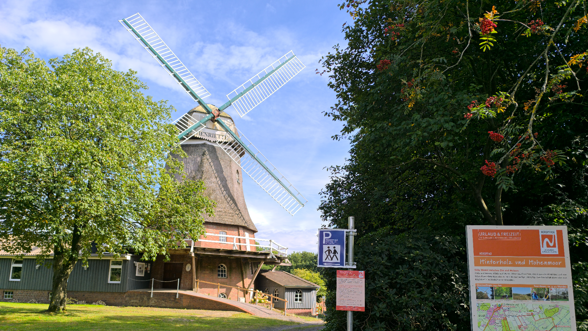 Windmühle "Henriette" Elm mit Bäckerei- und Heimatmuseum