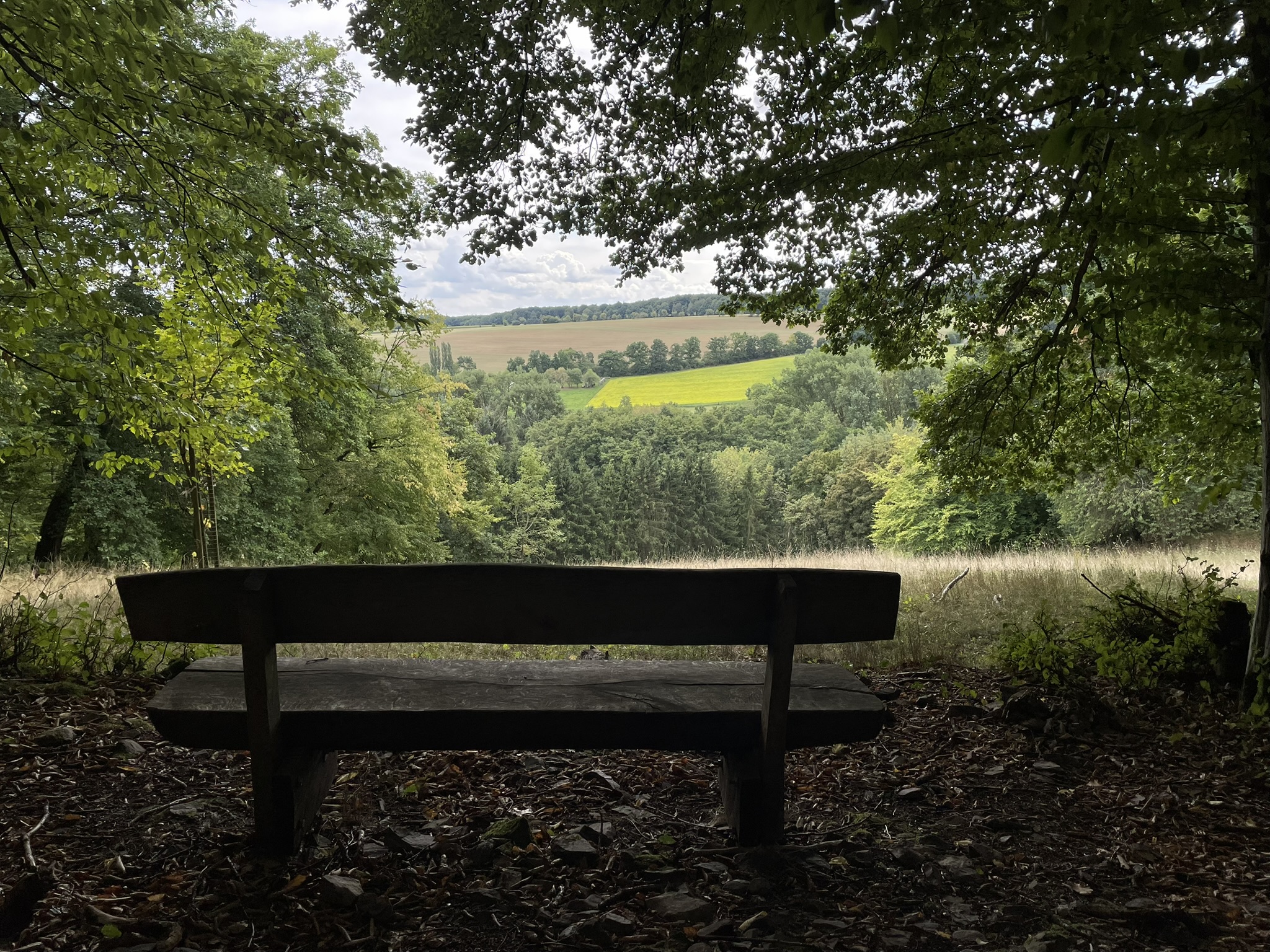 Ruhige Rast am Burg Löwenstein Weg