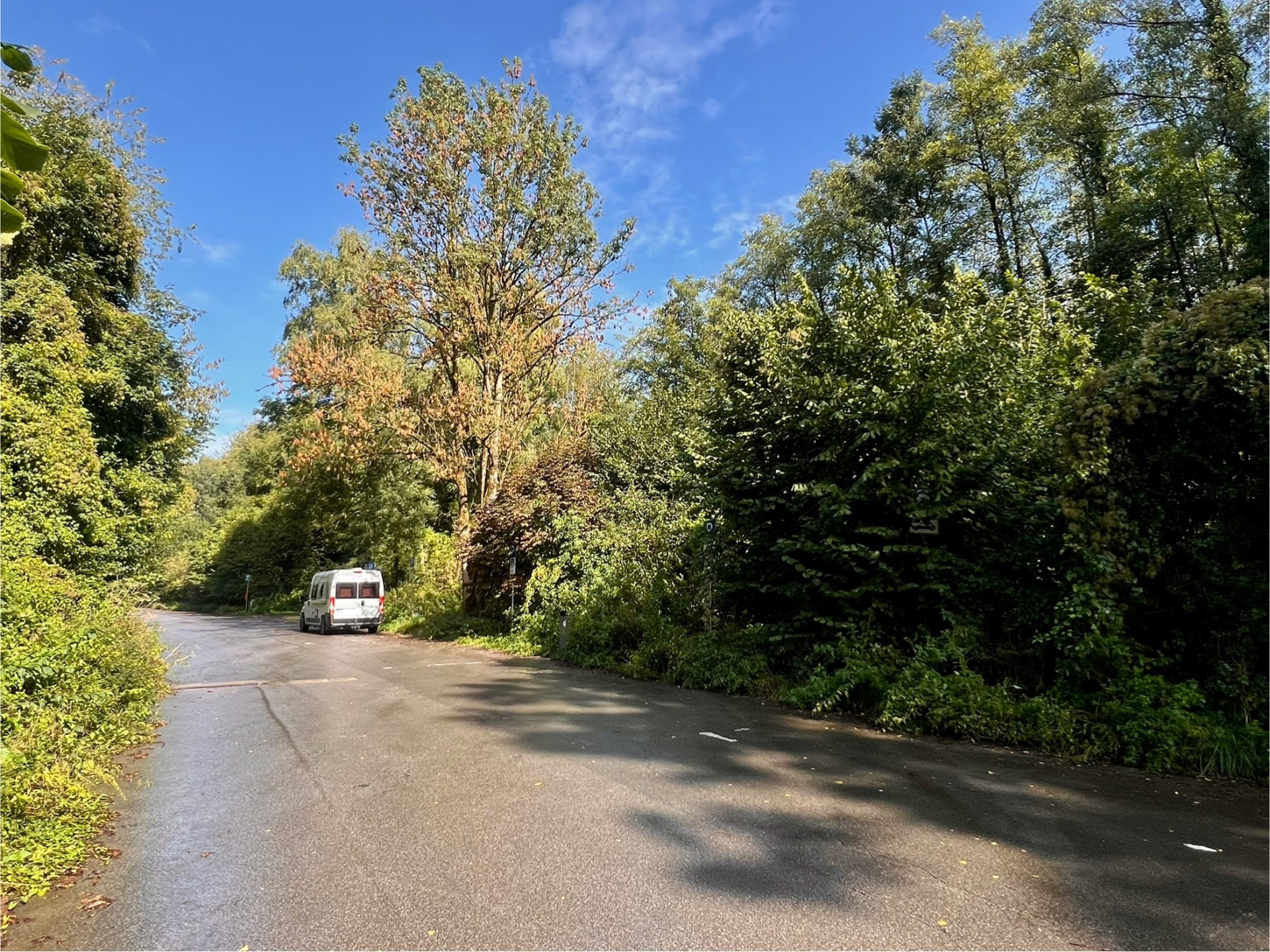 Wohnmobilstellplatz am Steinbruch in Haan-Gruiten, Haan