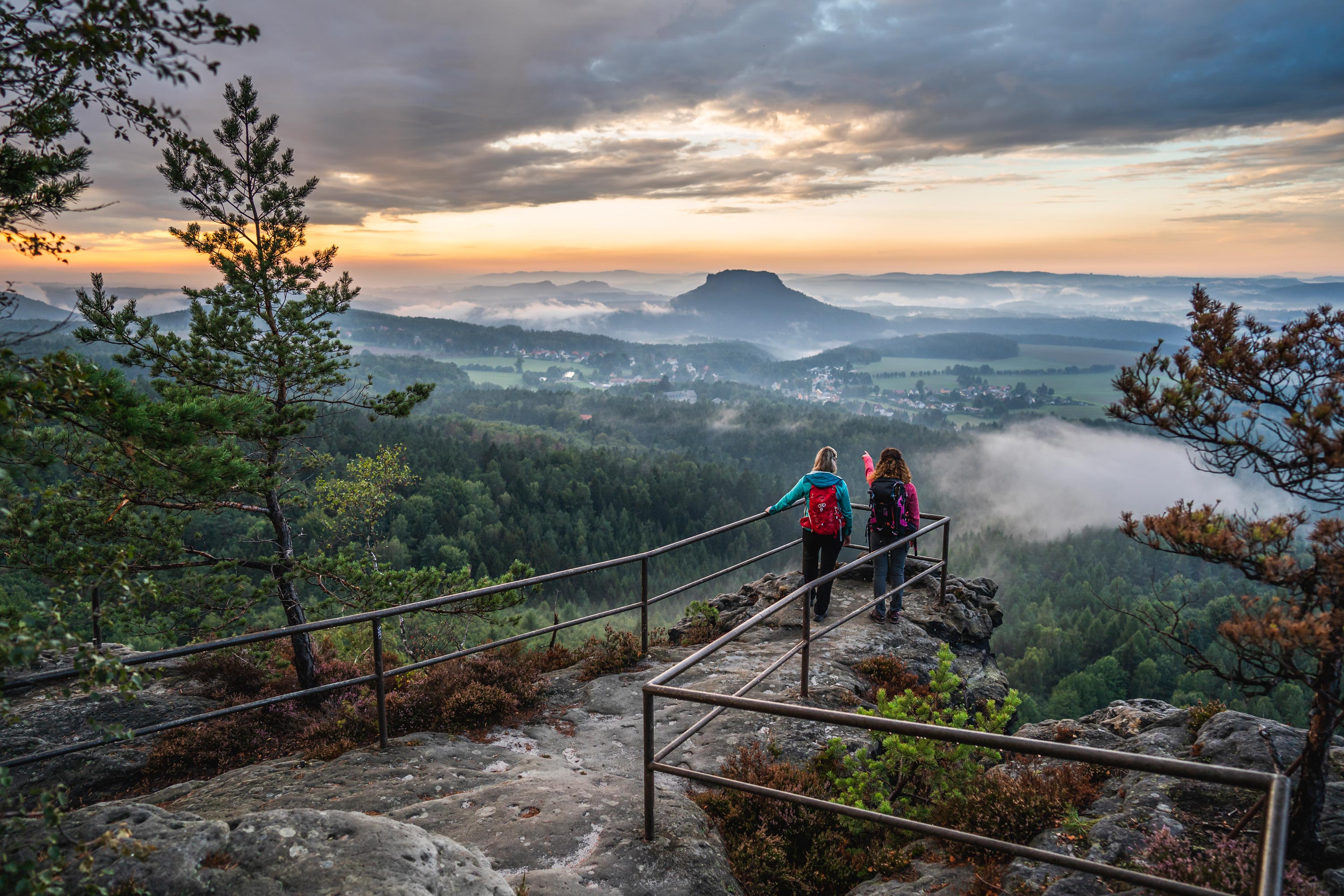 Tafelberg Papststein – Motiv