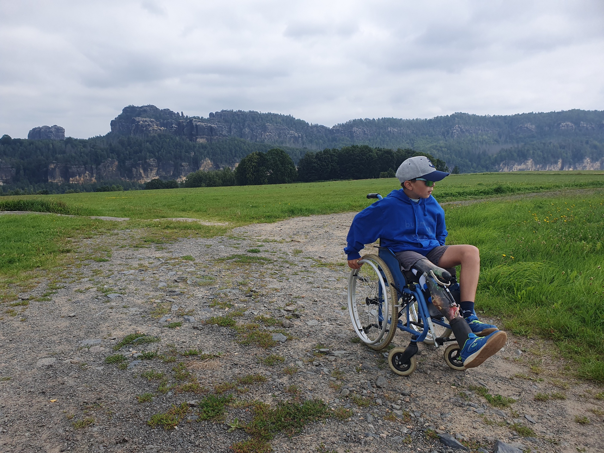 Rollstuhl-Tour „Sandsteinpanorama bei Reinhardtsdorf-Schöna“ – Motiv