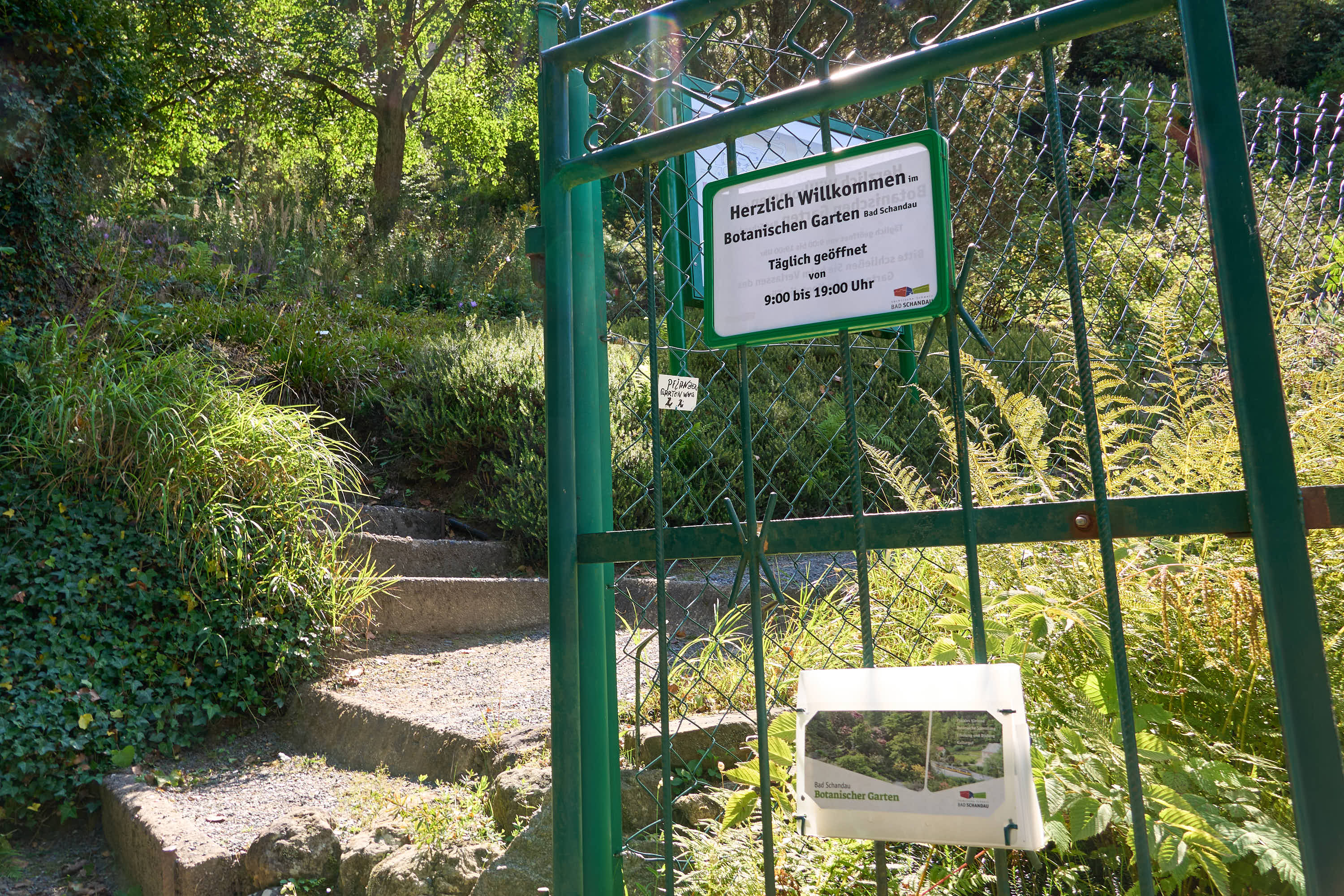 Herbstputz im Botanischen Garten Bad Schandau
