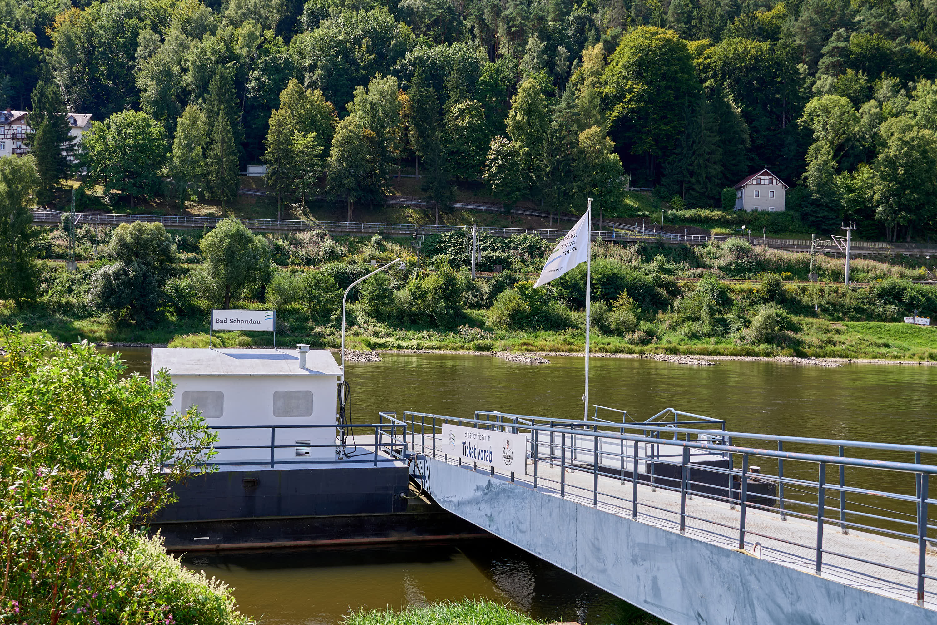 Sächsische Dampfschifffahrt – ANLEGER Bad Schandau – Motiv