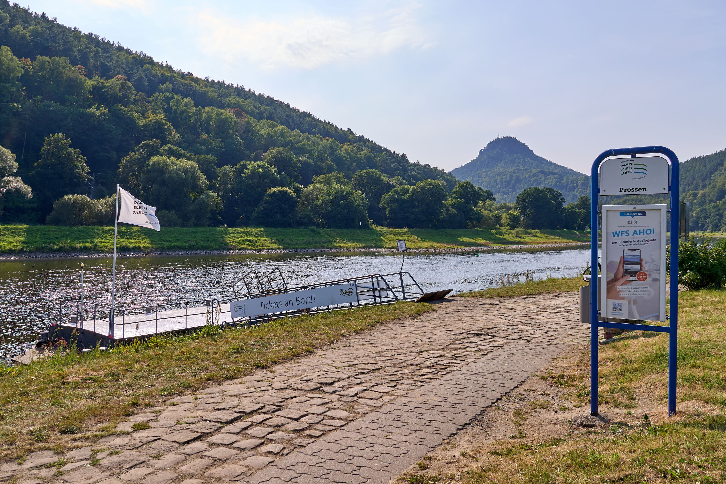 Sächsische Dampfschifffahrt – ANLEGER Prossen – Motiv