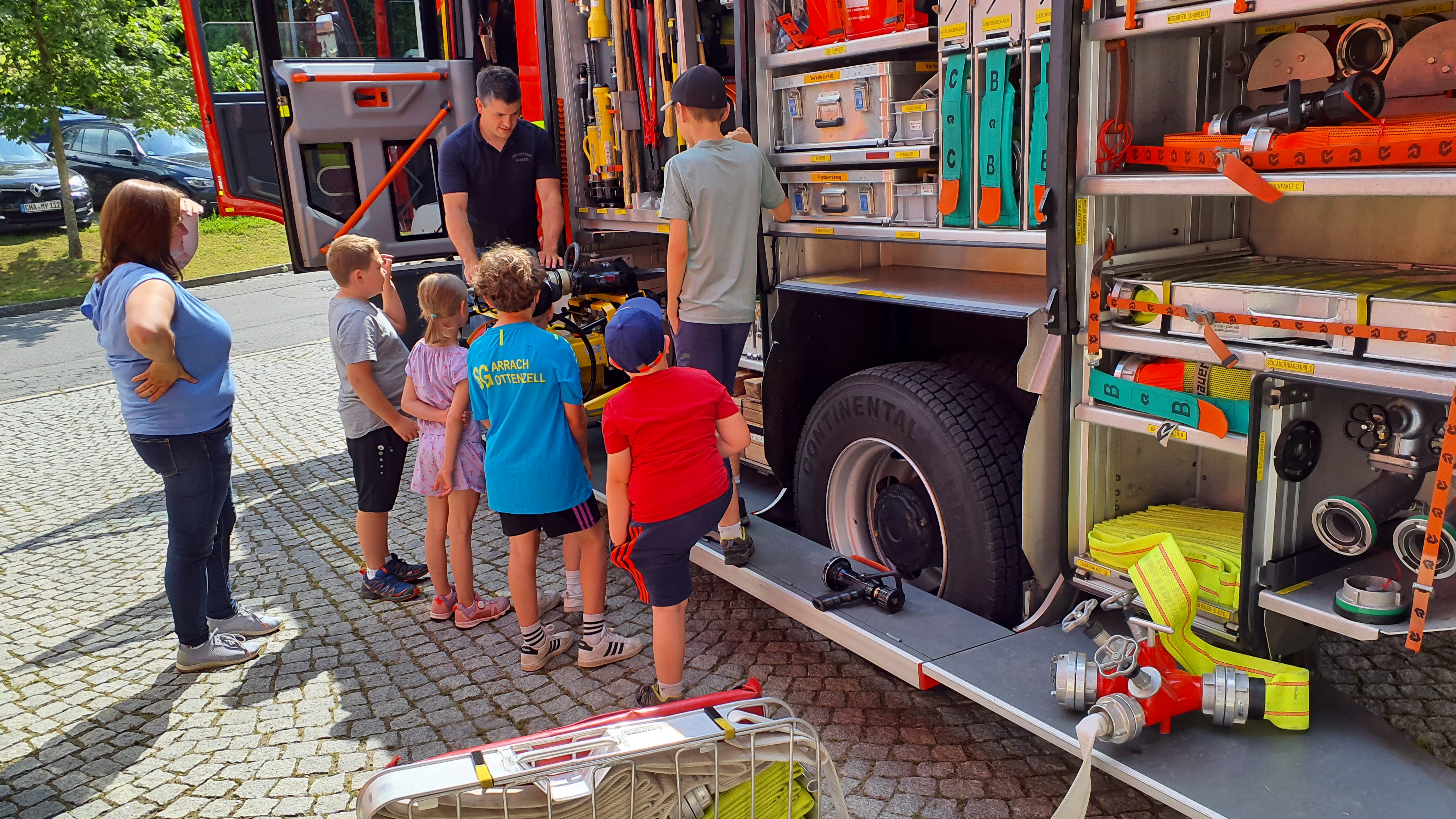 Zu Besuch bei der Feuerwehr
