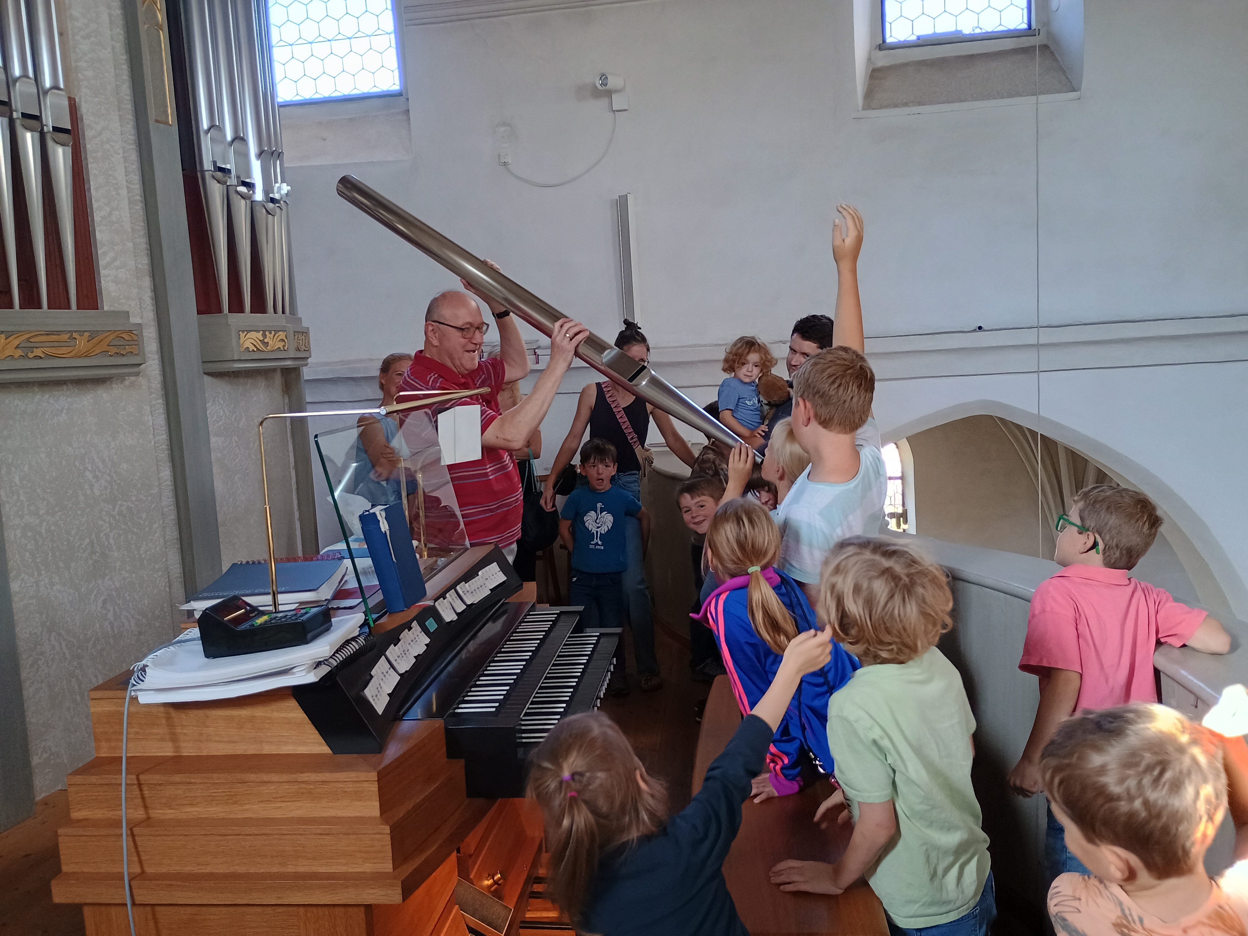 Orgelführung für Kinder mit Ludwig Eiglmeier
