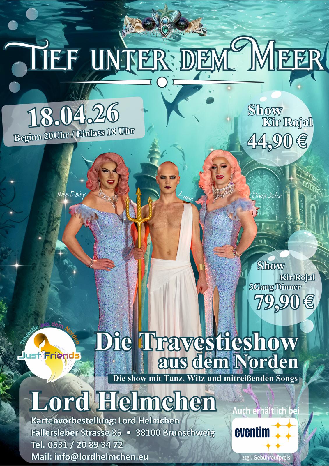 Tief unter dem Meer - DOUBLE DEES Travestie Show 