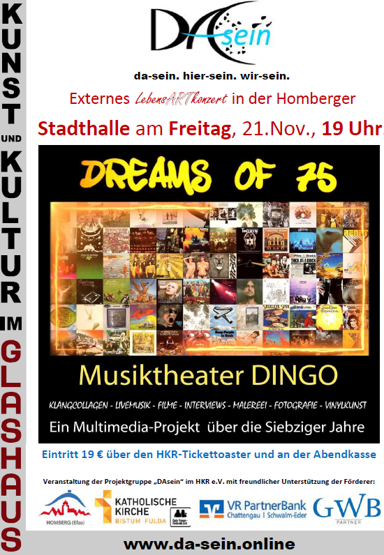 Plakat LebensARTkonzert - DAsein