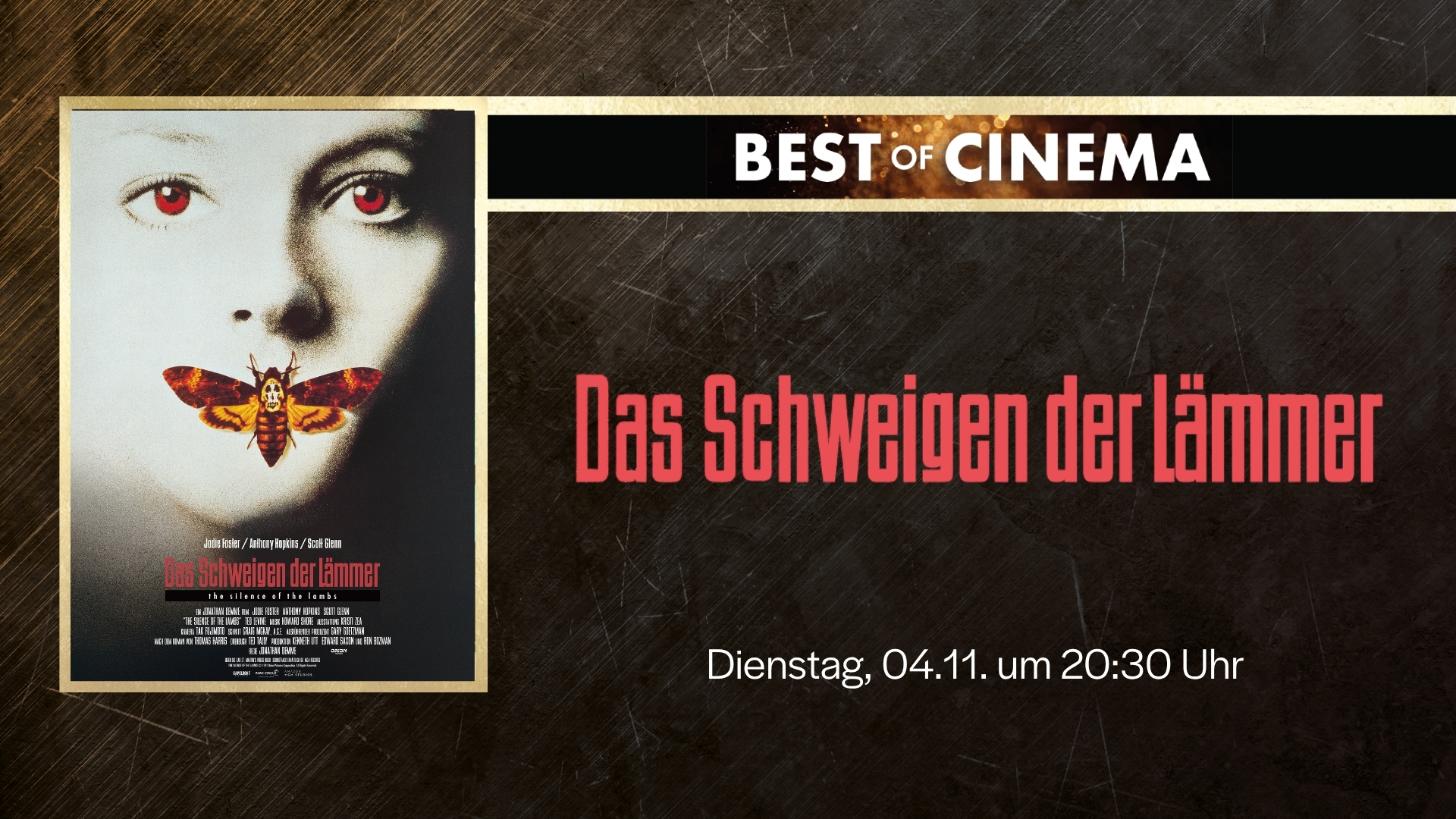 BEST OF CINEMA: DAS SCHWEIGEN DER LÄMMER