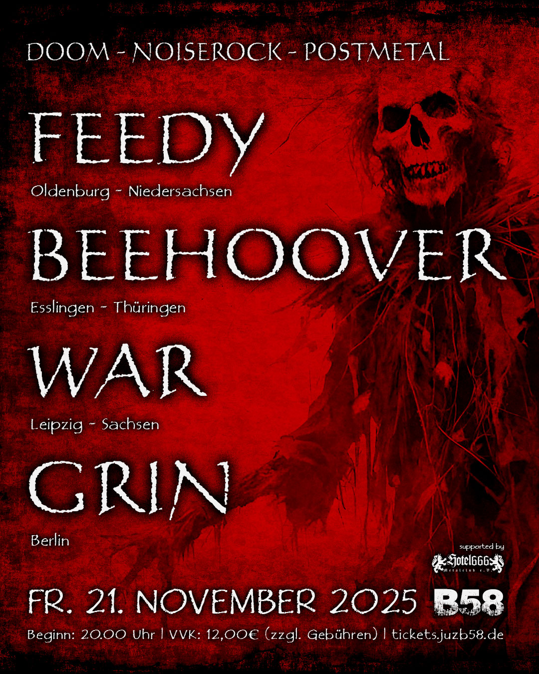 Fredy, Beehoover, War, Grin