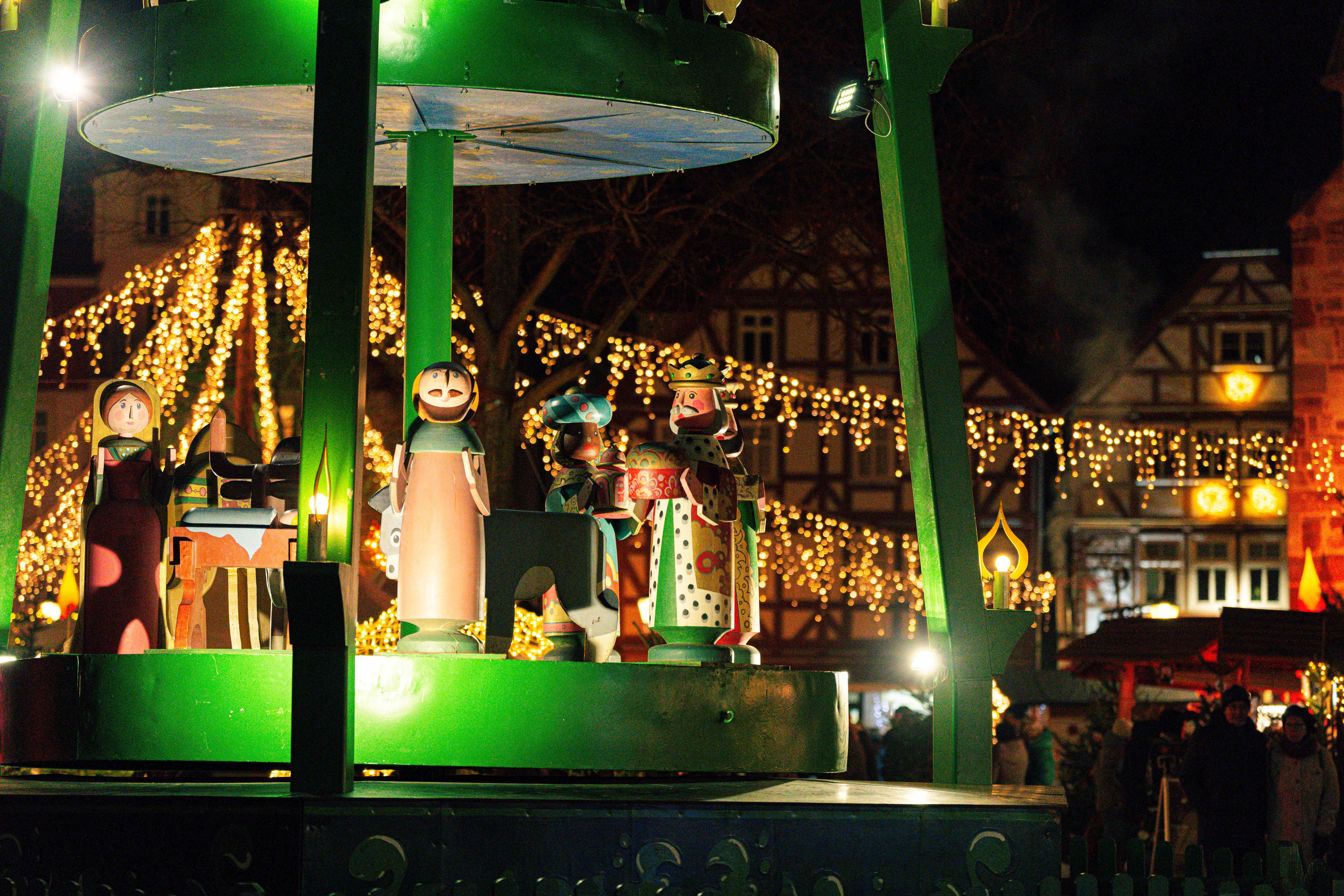 Rotenburg_Weihnachtsmarkt_2024_Stadt Rotenbrug_ Marktplatz_Pyramide