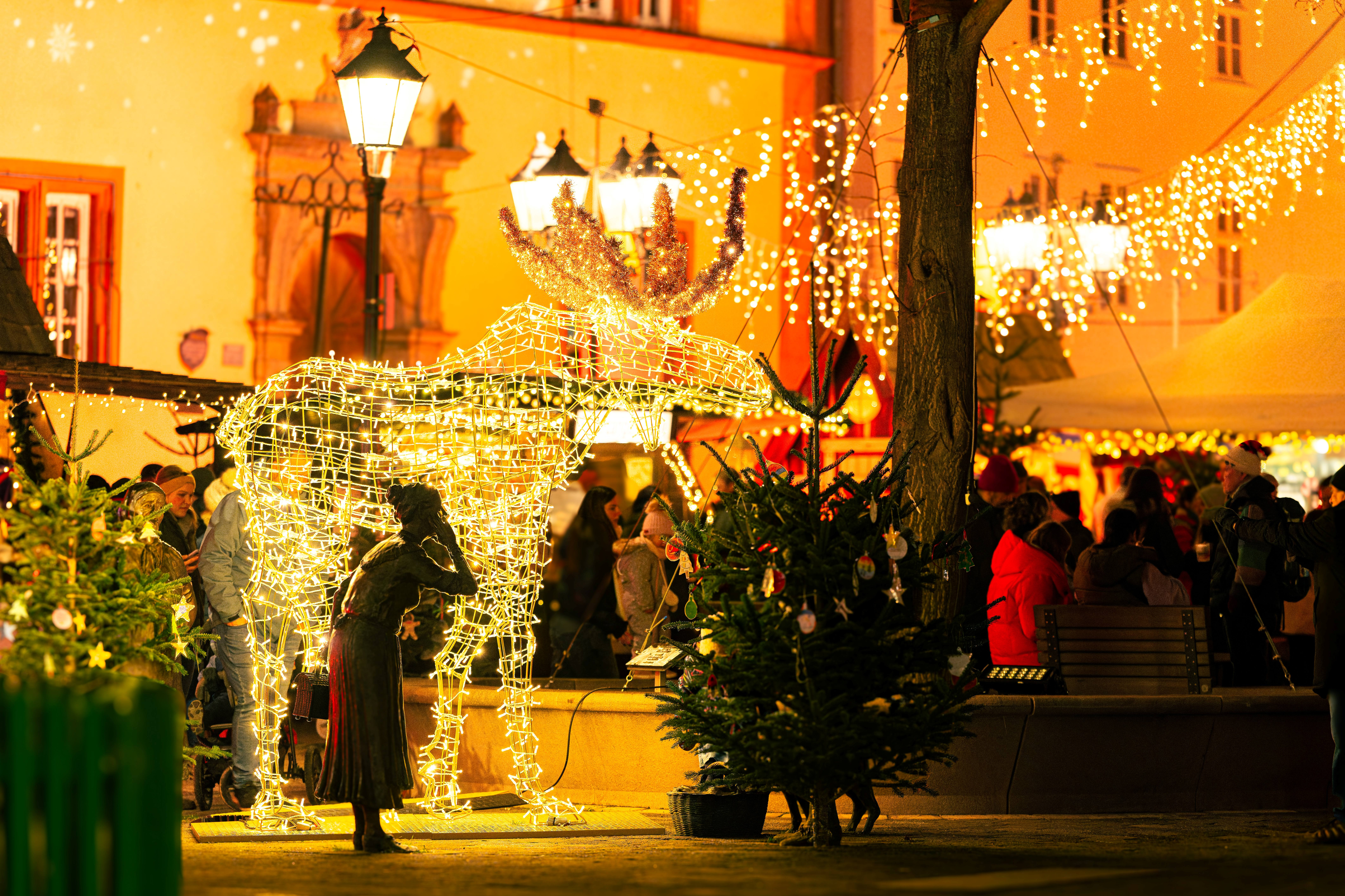 Rotenburg_Weihnachtsmarkt_2024_Stadt Rotenbrug_ Marktplatz_Elch