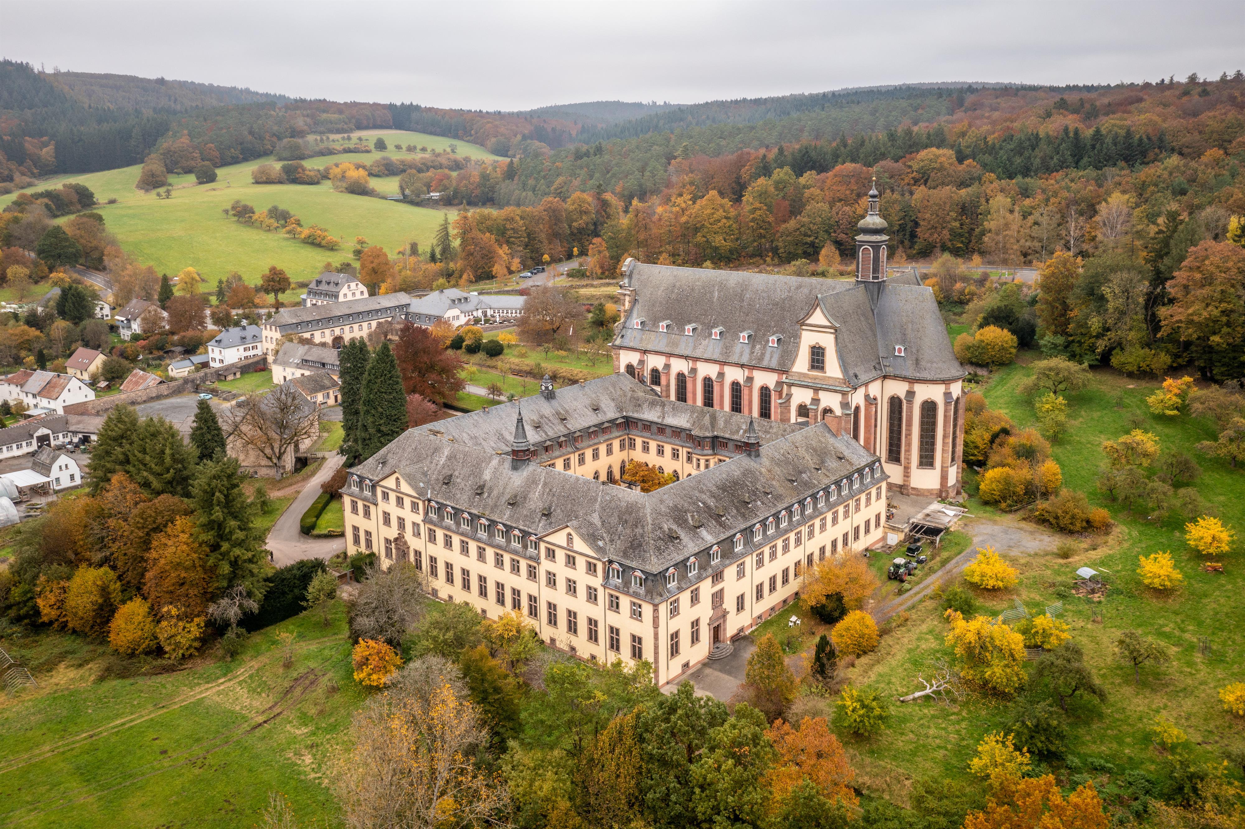 Blick auf Kloster Himmerod
