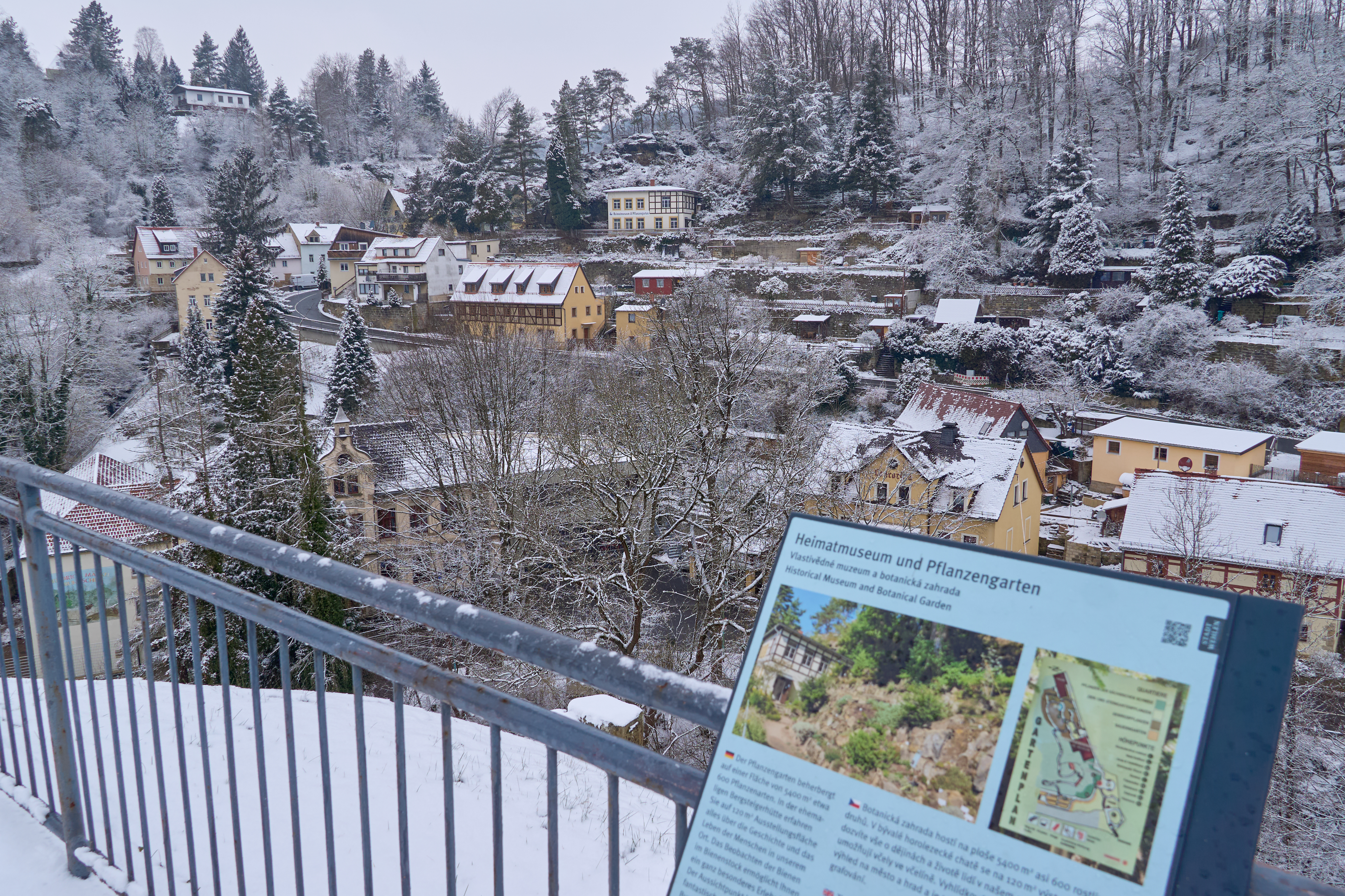 Blick Wehlen von Burg