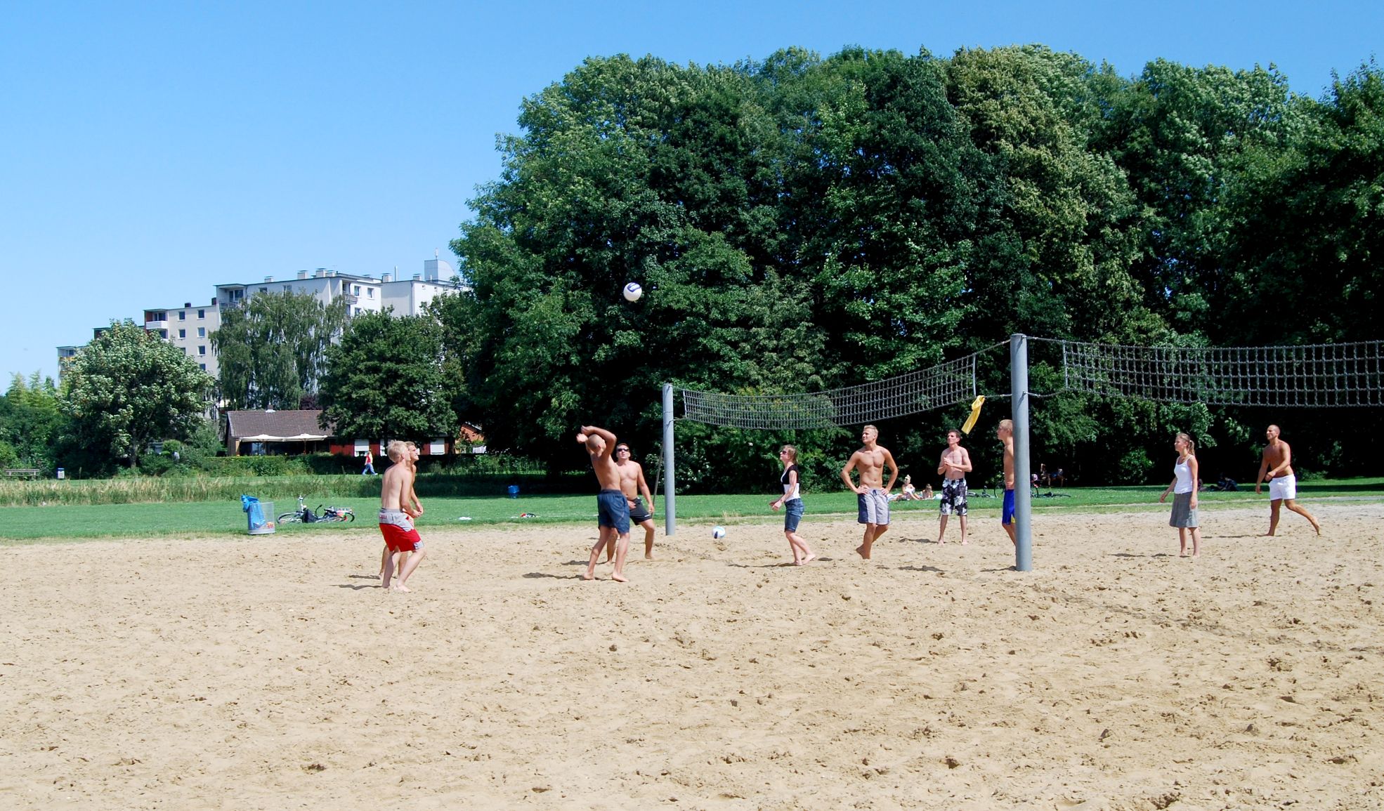 Beachvolleyball am Salzgittersee