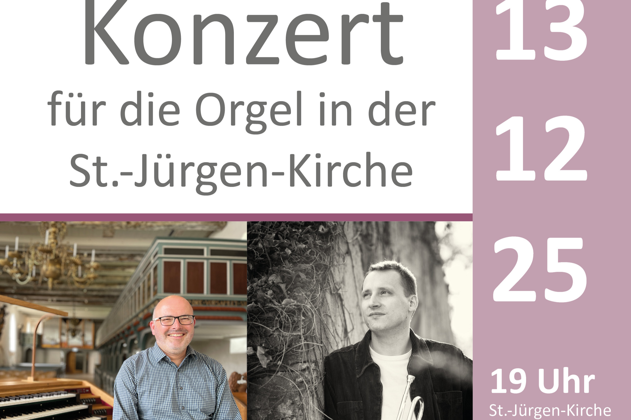 Orgel trifft drei Trompeten