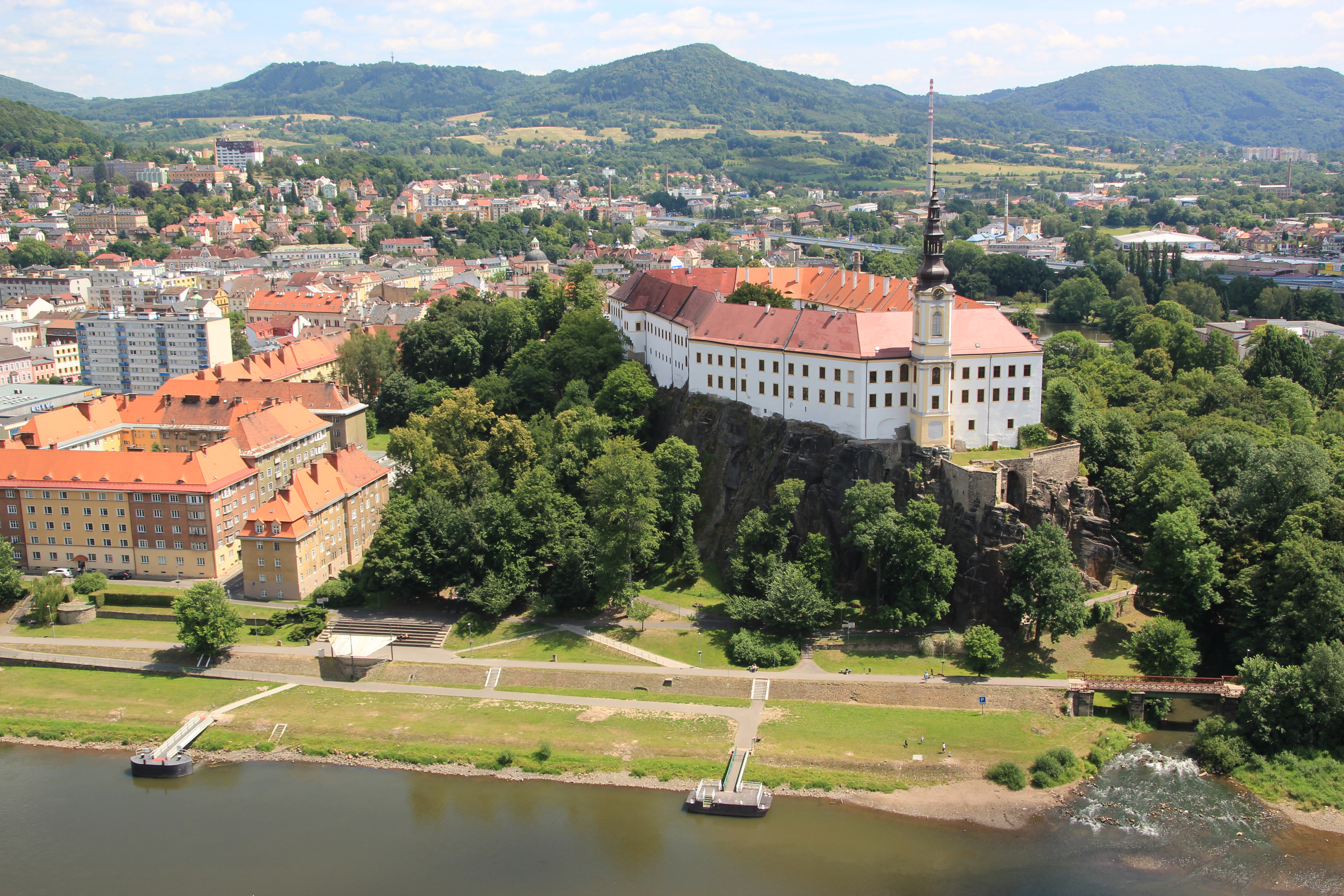Schloss Děčín (Zámek Děčín, Tschechien) – Motiv
