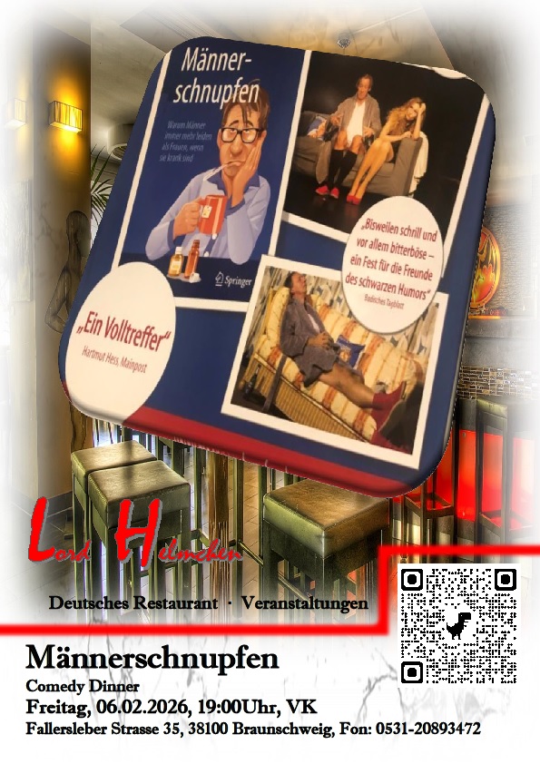 Männerschnupfen Comedy Dinner Show