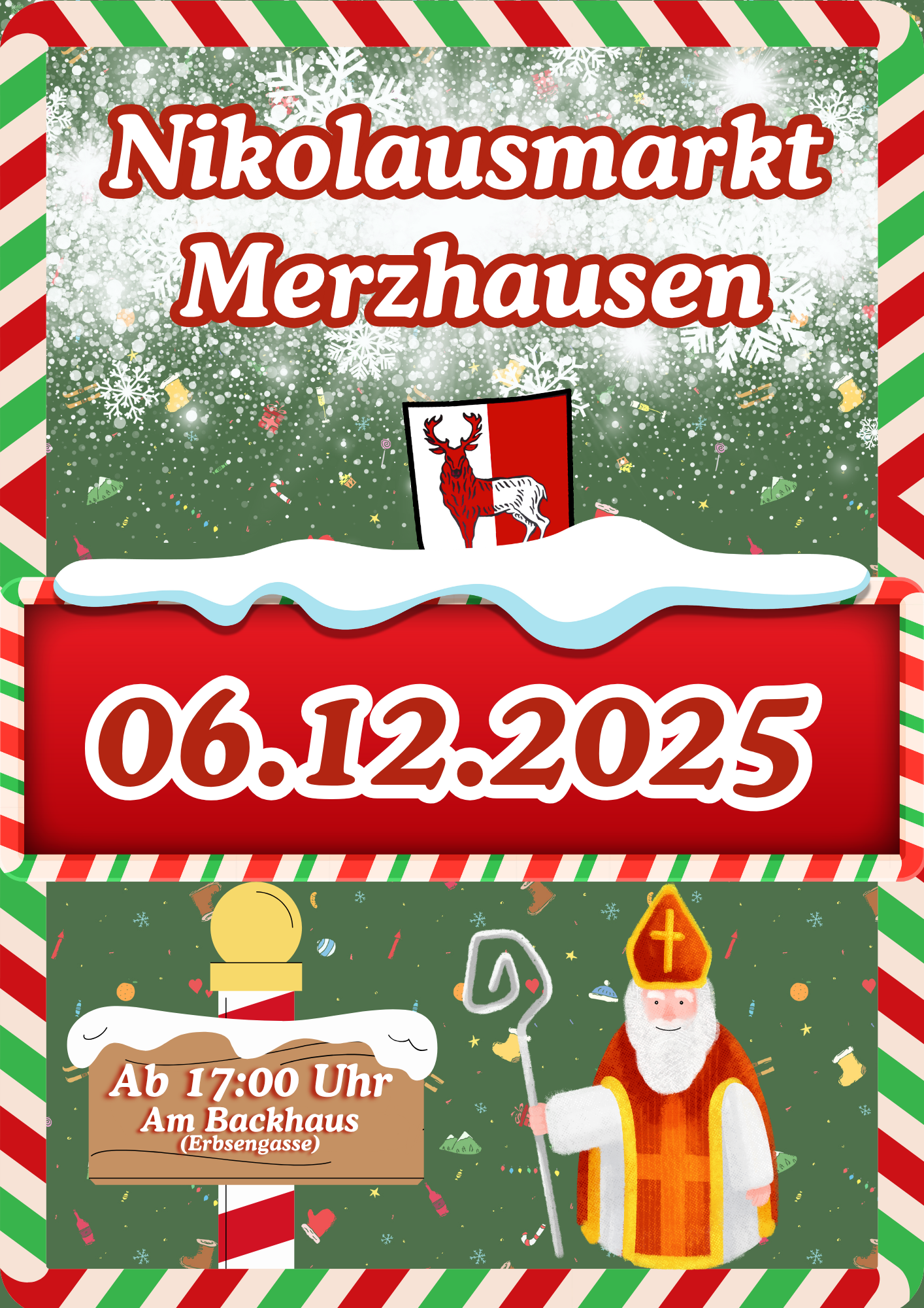 Plakat Nikolausmarkt Merzhausen