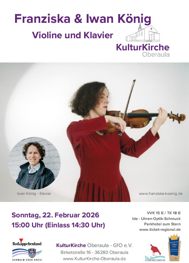 Plakat - Franziska und Iwan König