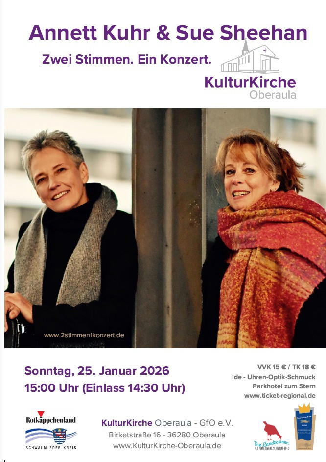 Zwei Stimmen. Ein Konzert.