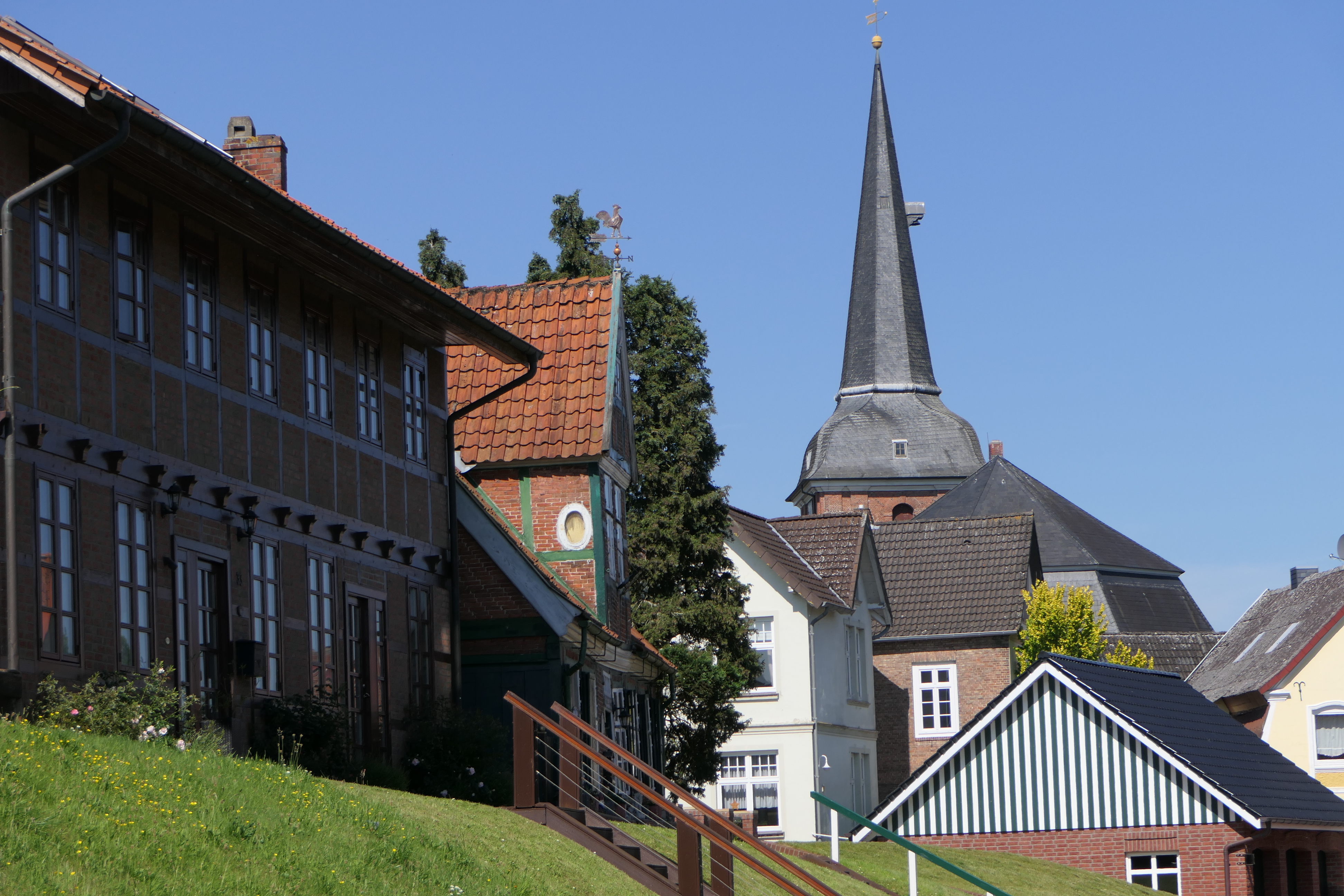 Historische Gebäude in Osten