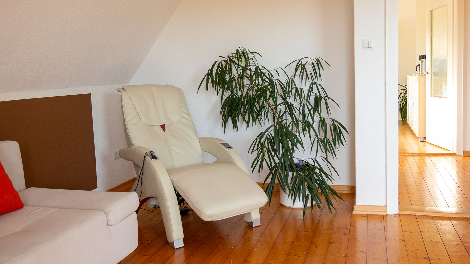 Ferienwohnung Blickweite Massagesessel