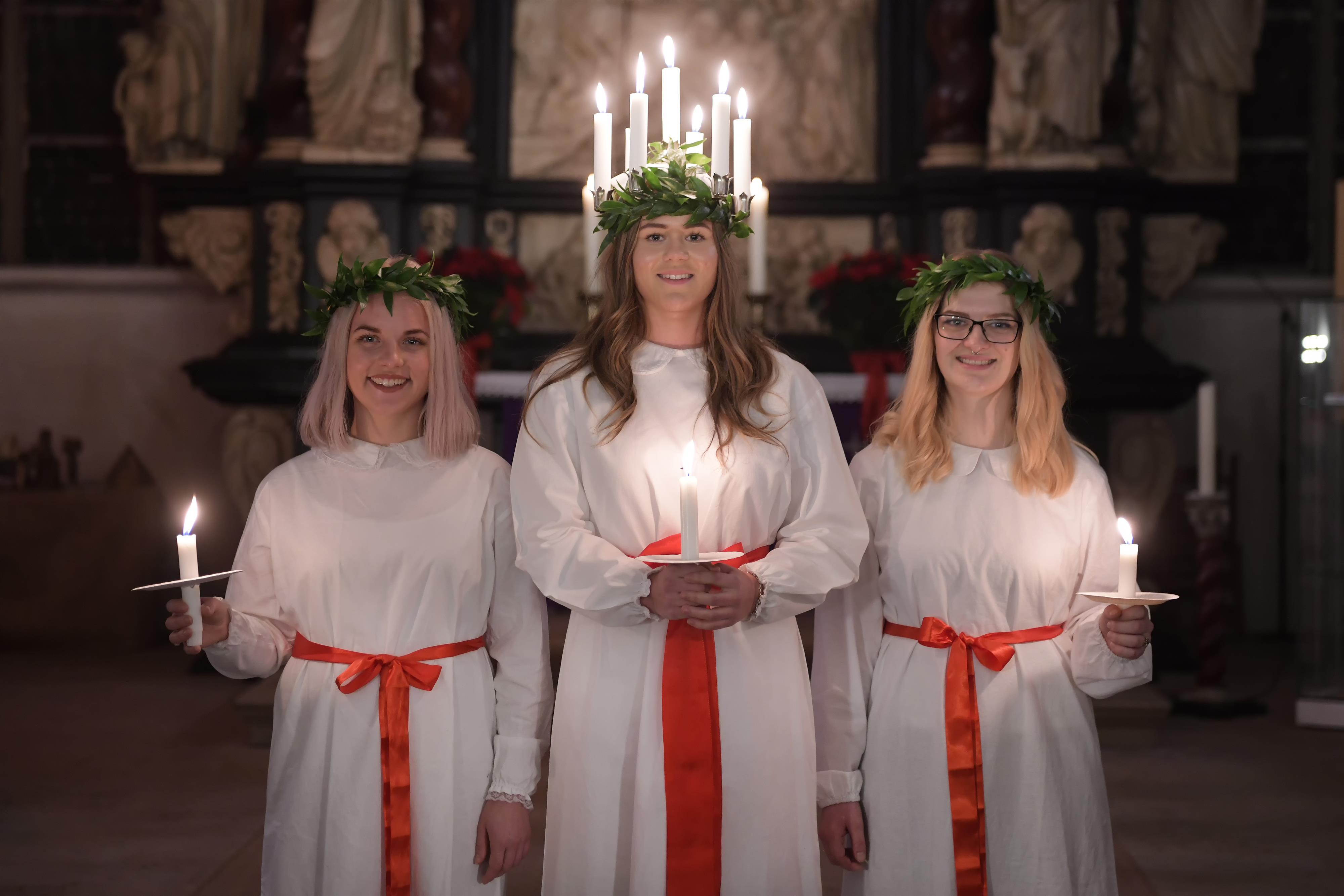 Lucia-Fest: Fackellauf