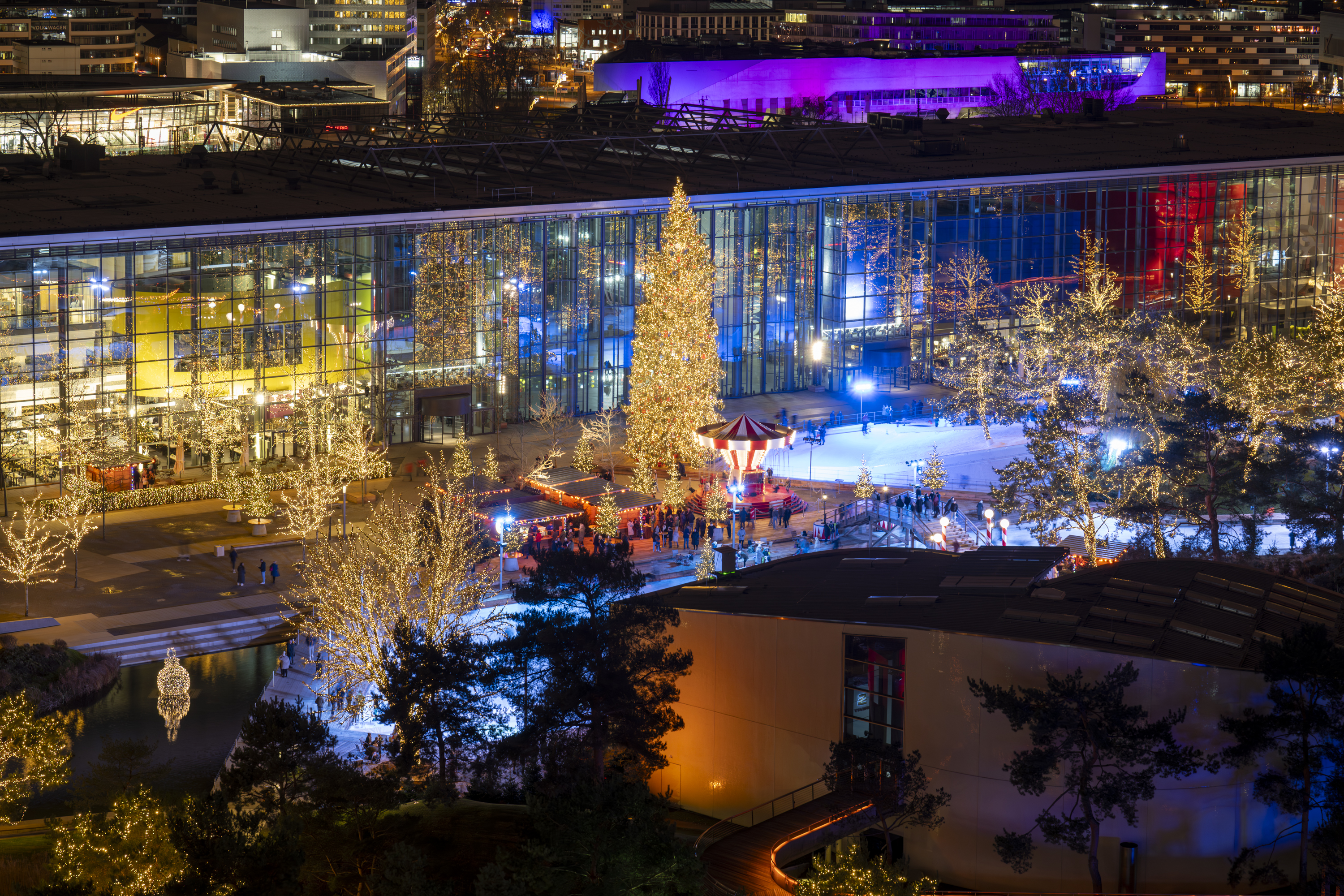 Winterwunderland in der Autostadt