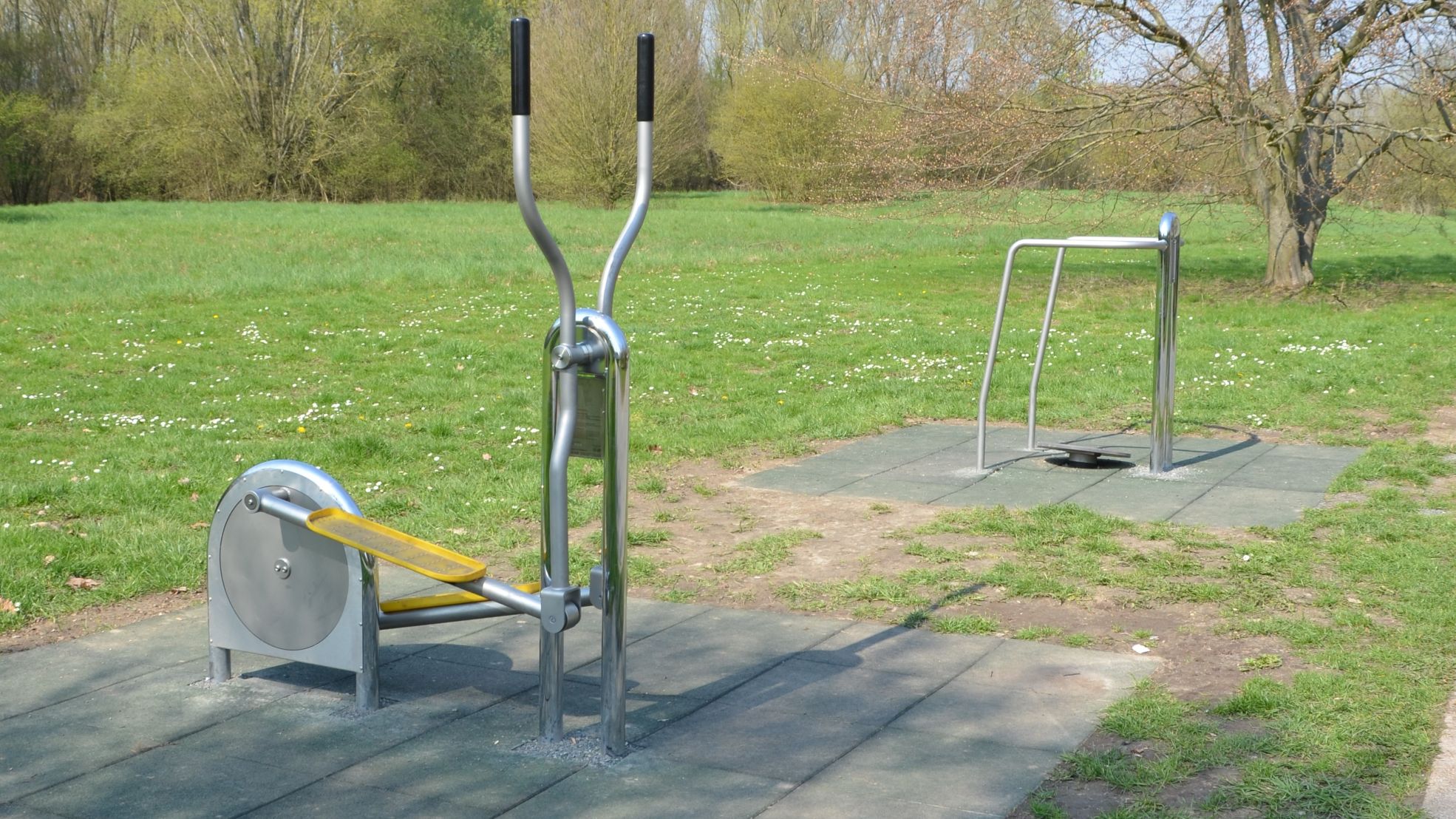 Outdoor Fitnessgeräte am Salzgittersee