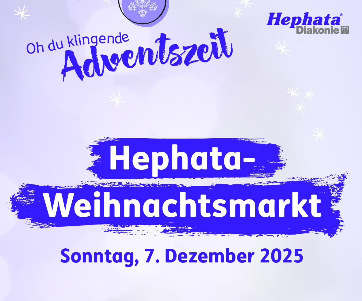 Plakat Weihnachtsmarkt Hephata 2025