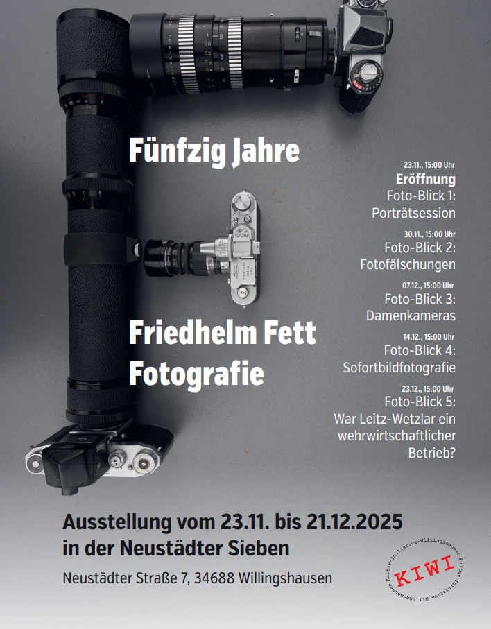 Plakat Fotoausstellung Friedhelm Fett