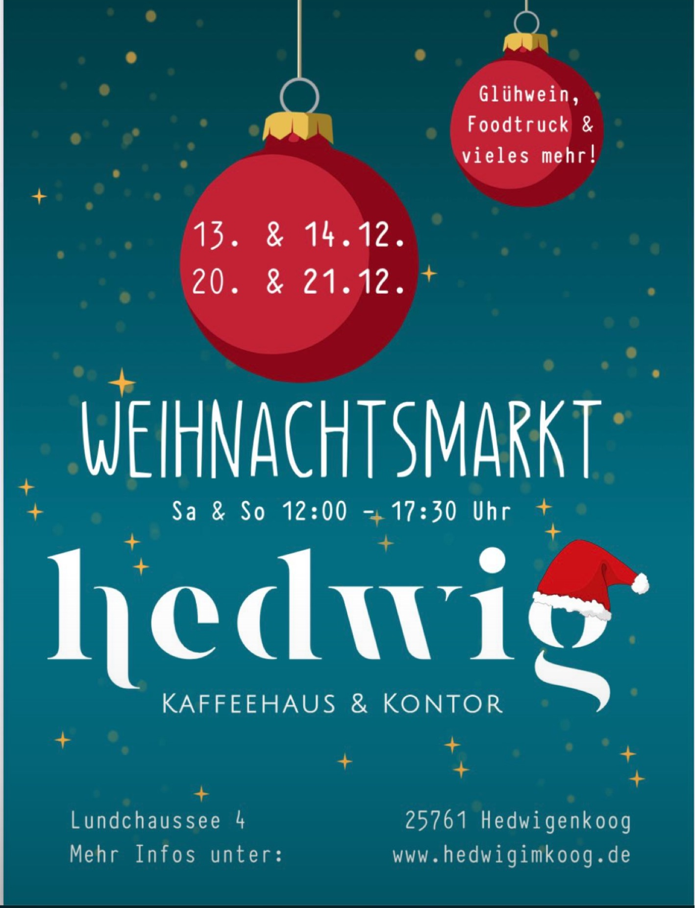 Weihnachtsmarkt im Cafe Hedwig