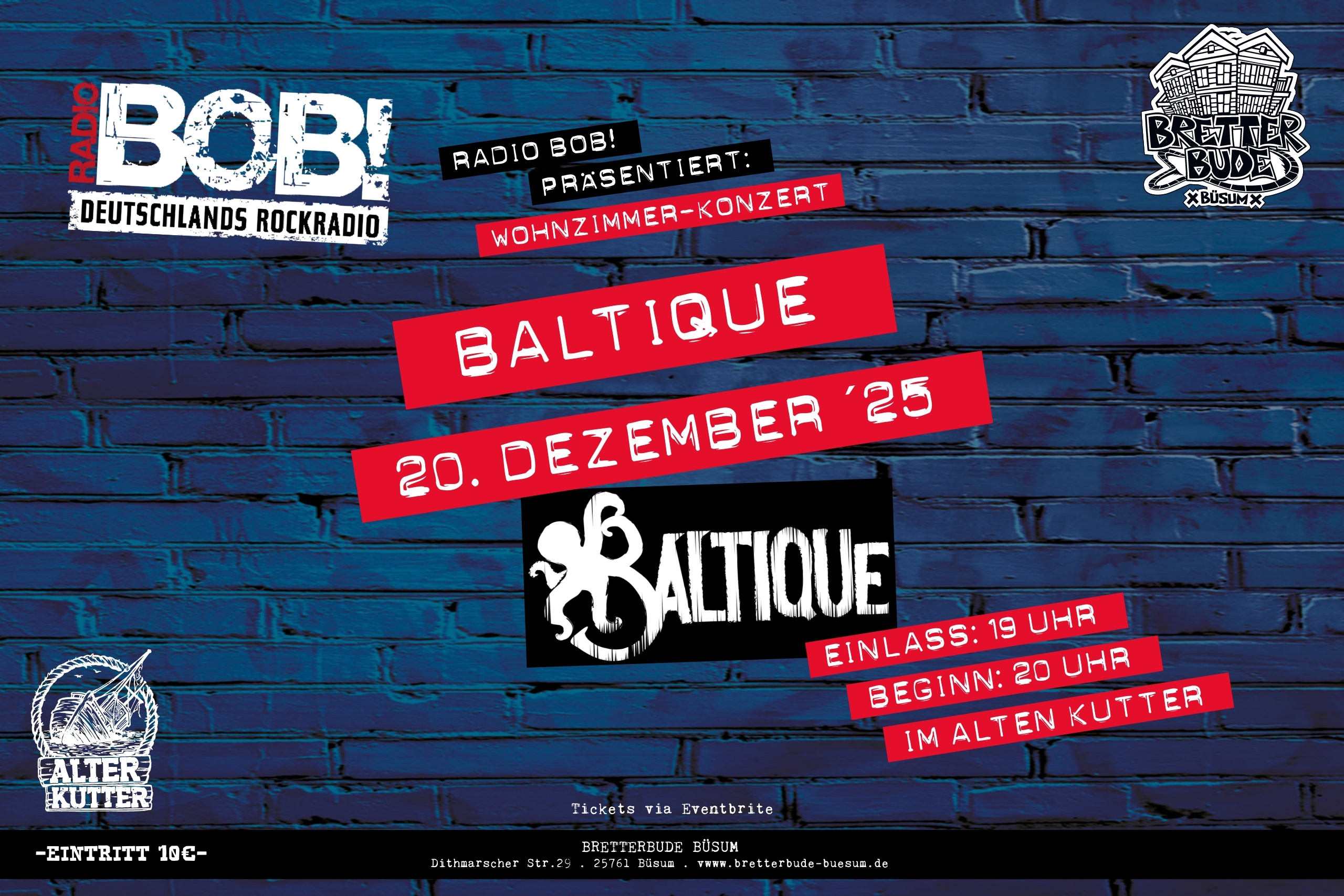 Radio Bob präsentiert Baltique " Wohnzimmer-Konzert "