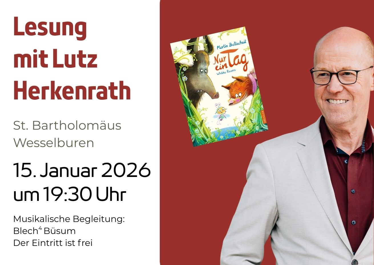 Lesung mit Lutz Herkenrath "Nur ein Tag"
