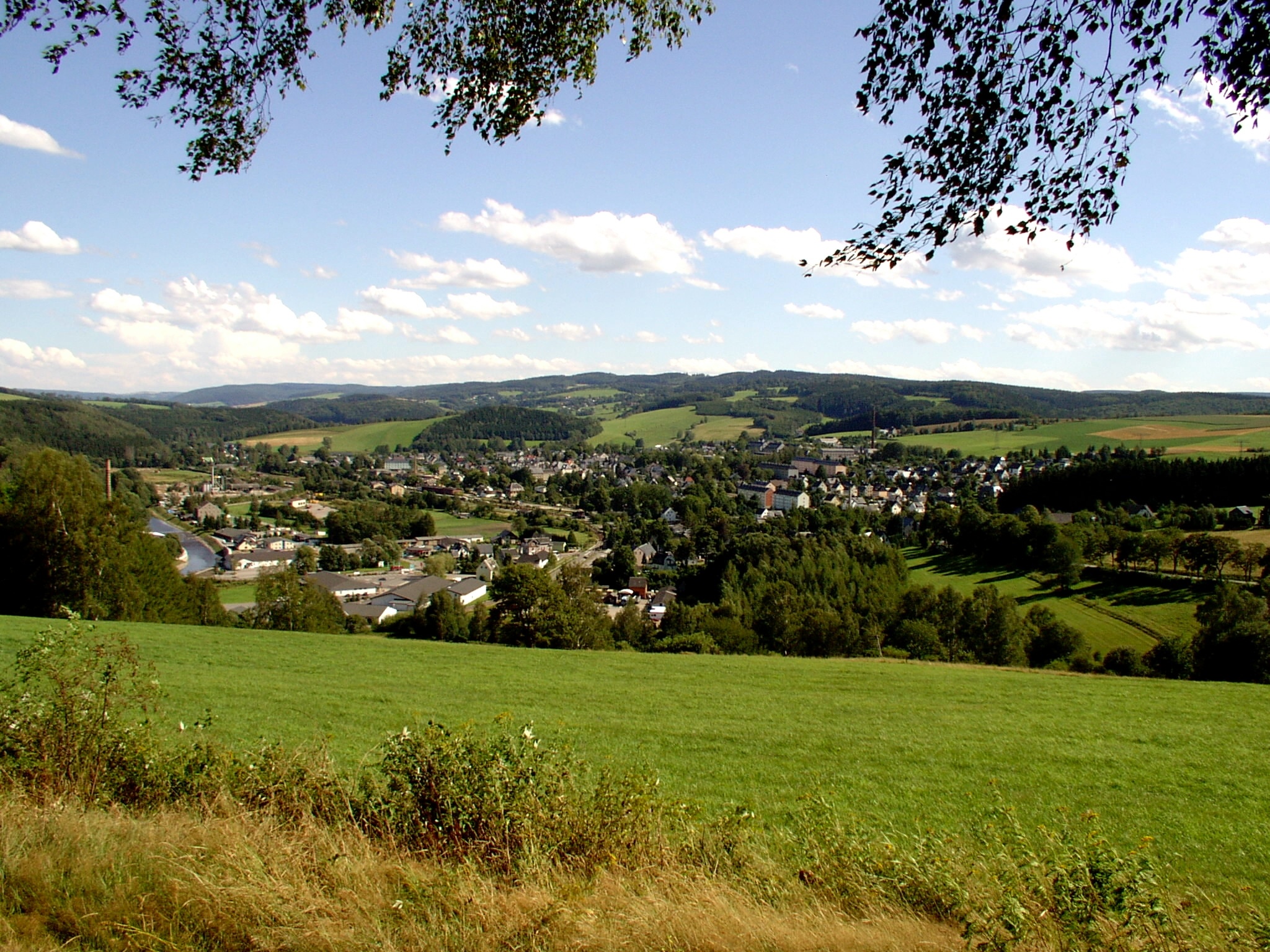 Im Tal der Flöha nach Olbernhau