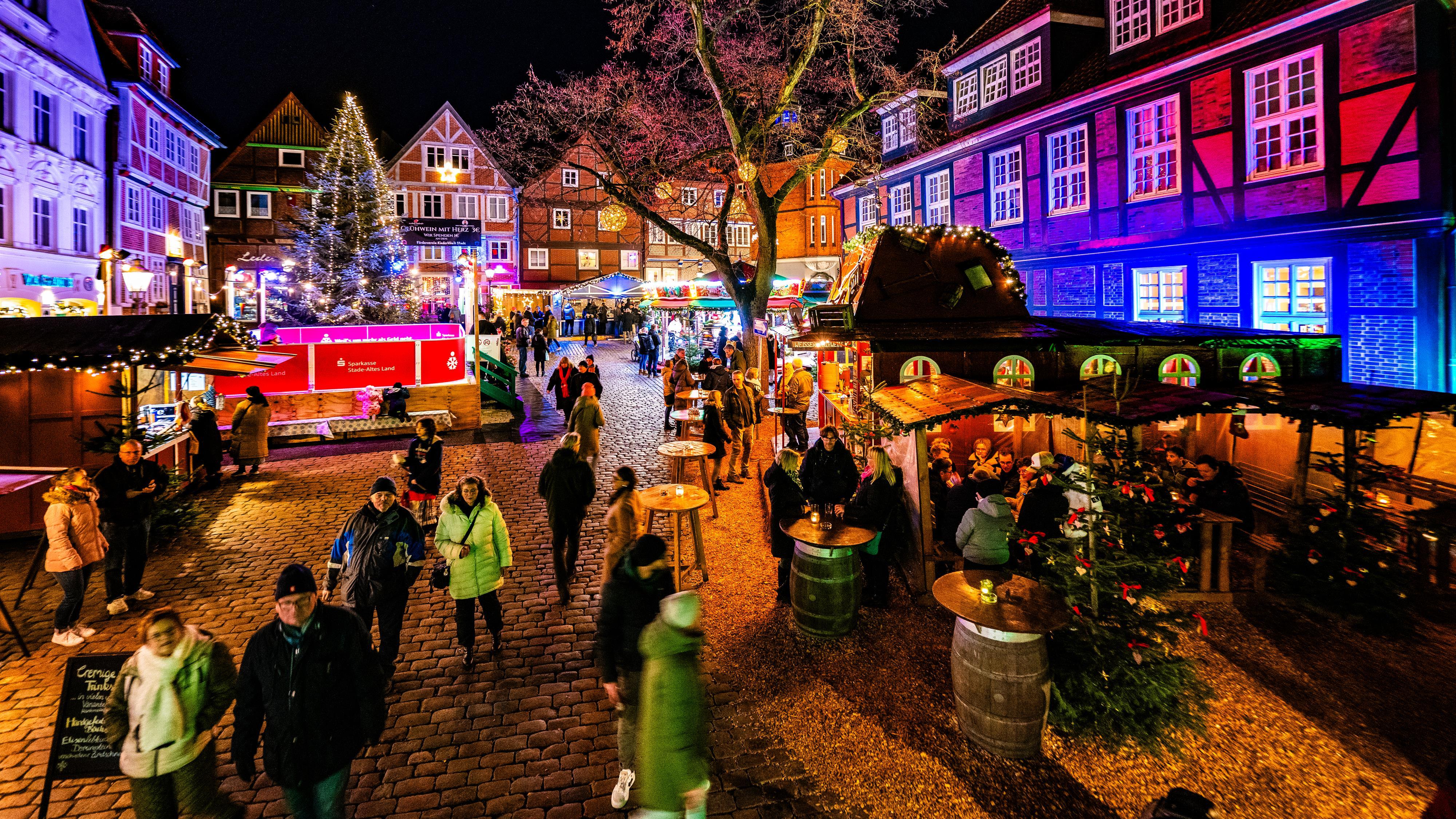 Hafen-Weihnacht am Fischmarkt