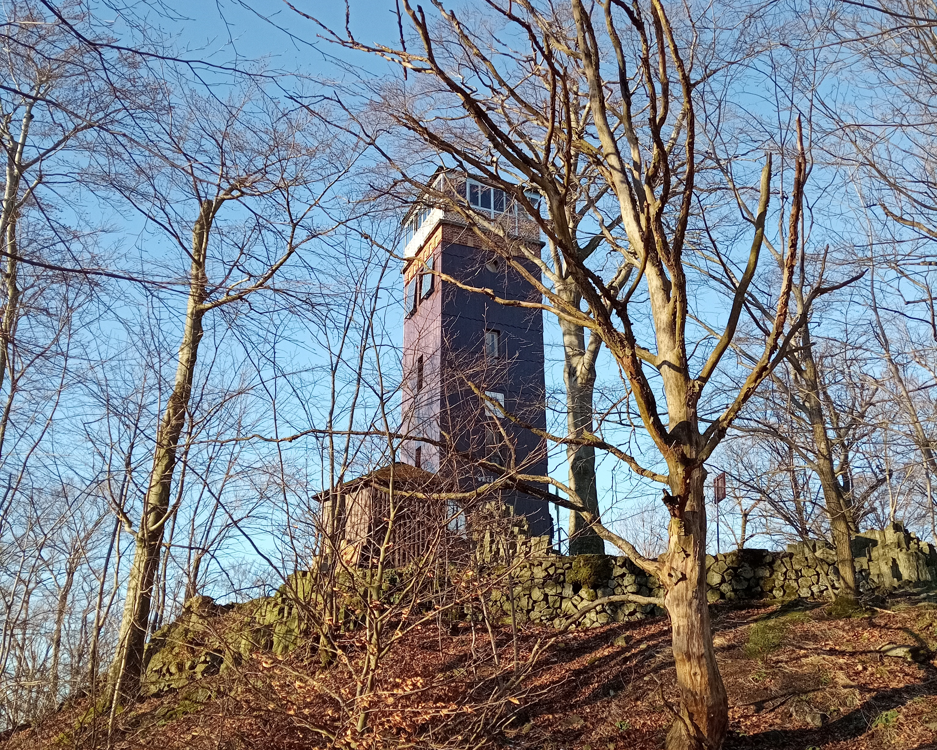 Wolfsberg Aussichtsturm (Vlcí hora, Tschechien)