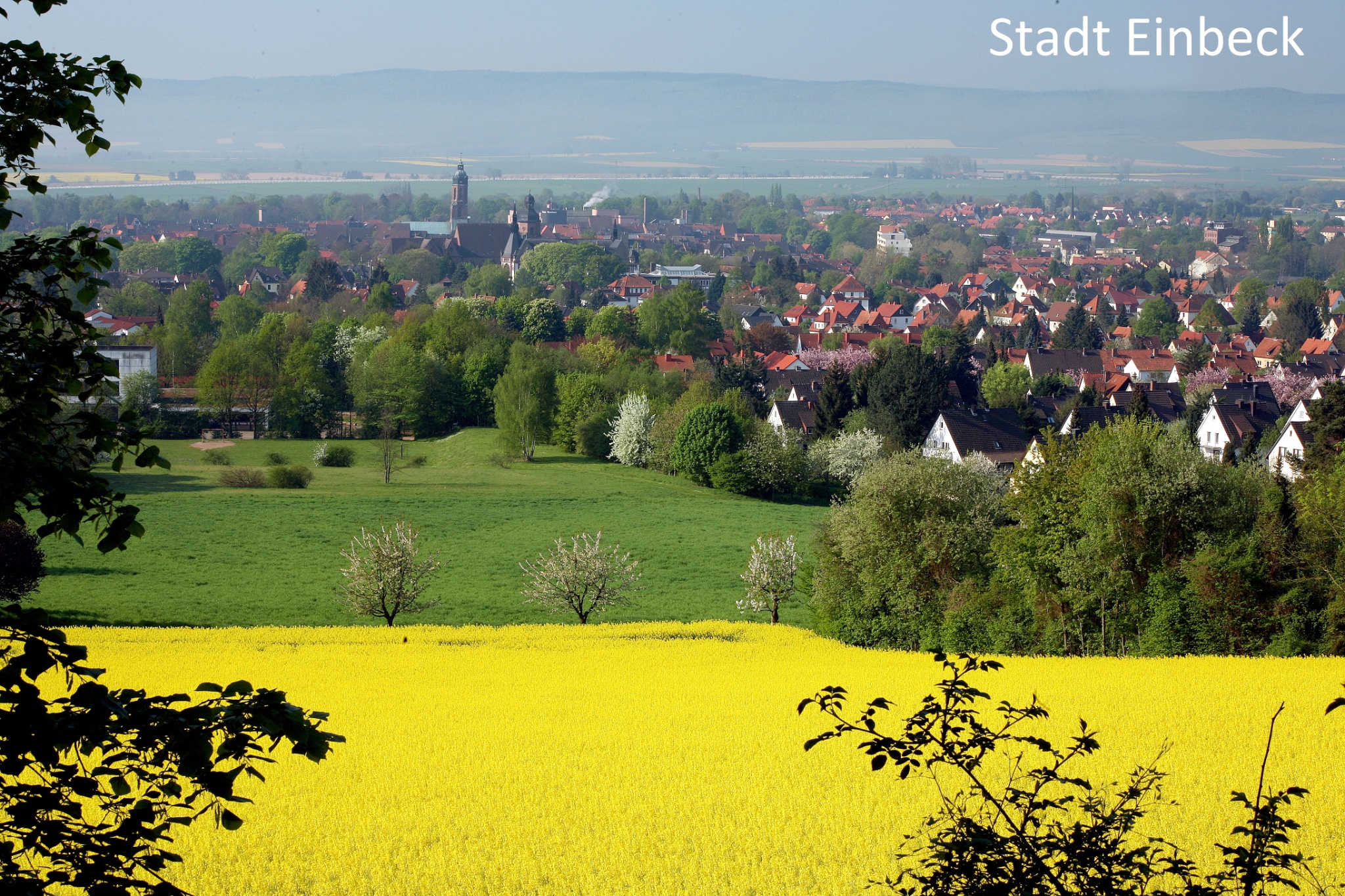 Große Lauf -und Wanderstrecke rund um Einbeck