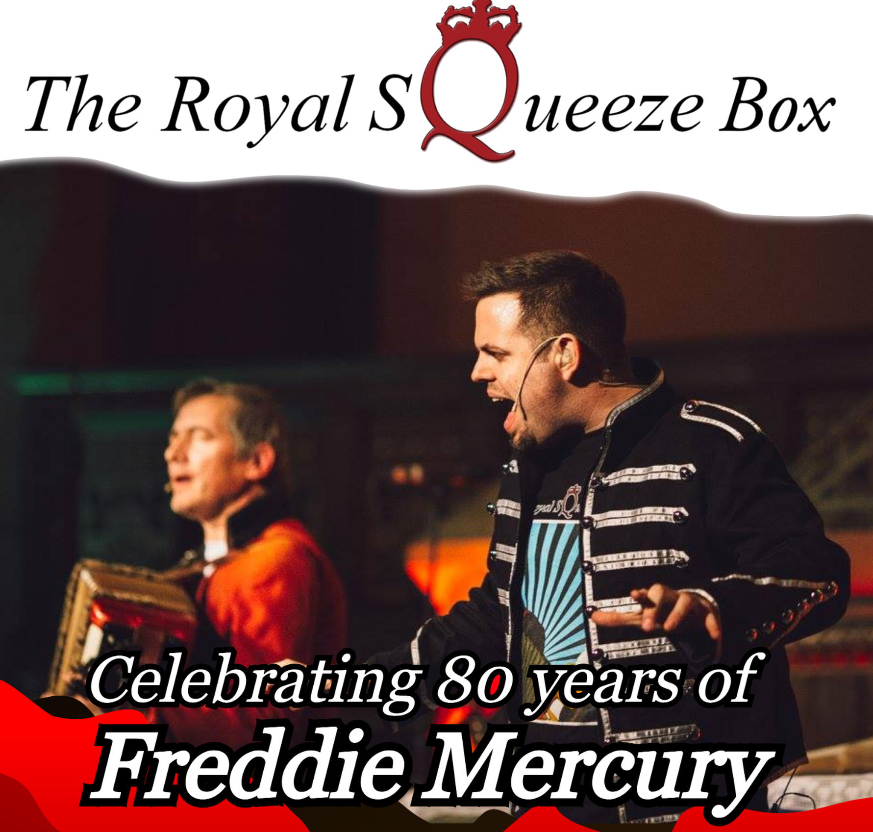 "The Royal Squeeze Box" plays Queen