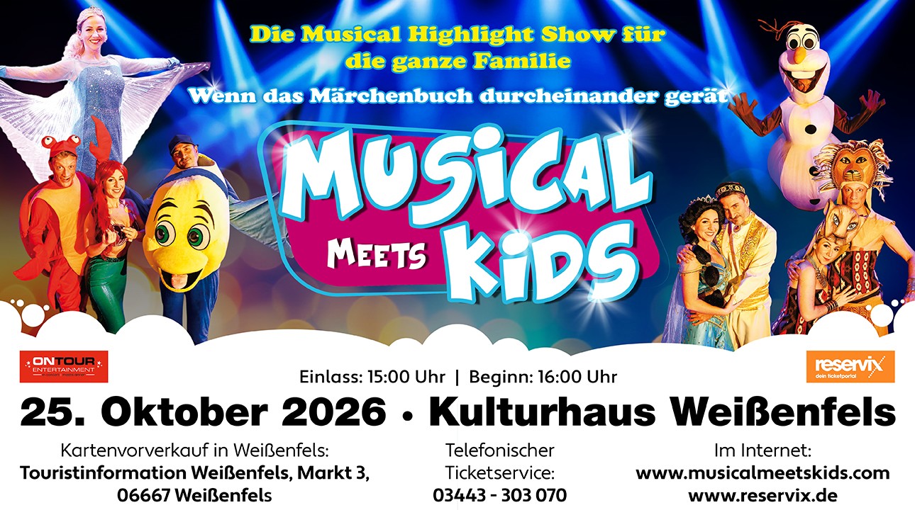 Musical meets Kids - Wenn das M&auml;rchenbuch durcheinander ger&auml;t