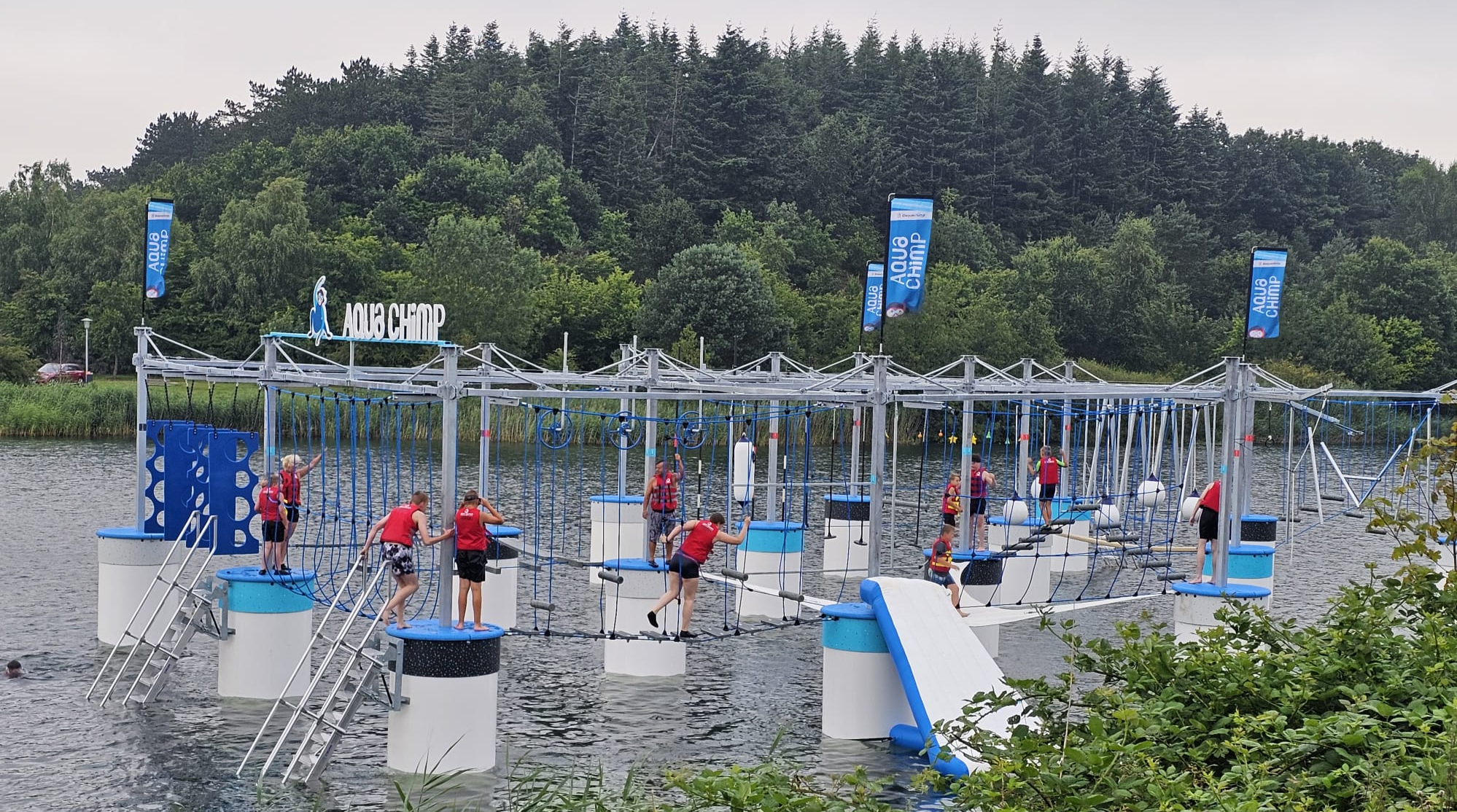 Aqua Chimp am Kransburger See