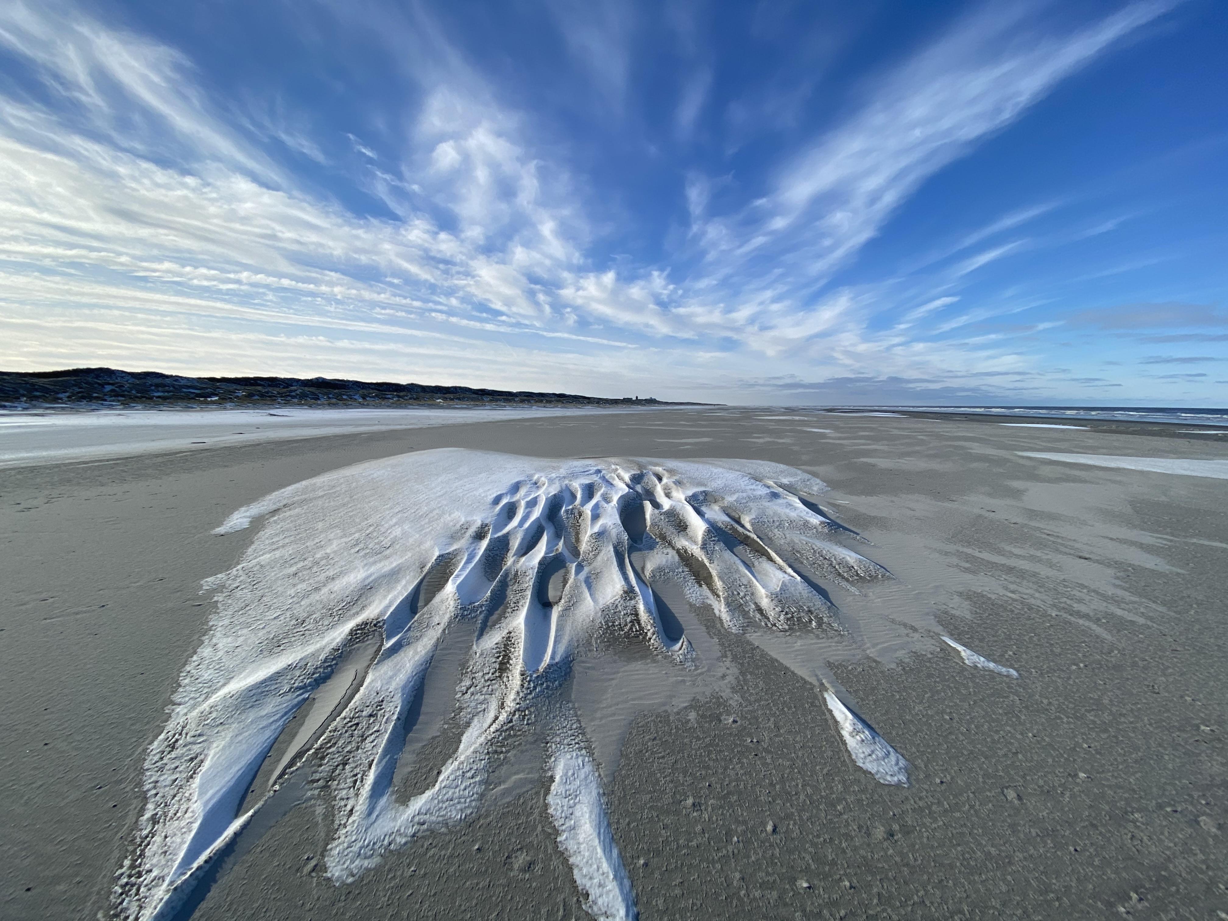 Winter am Strand auf Juist